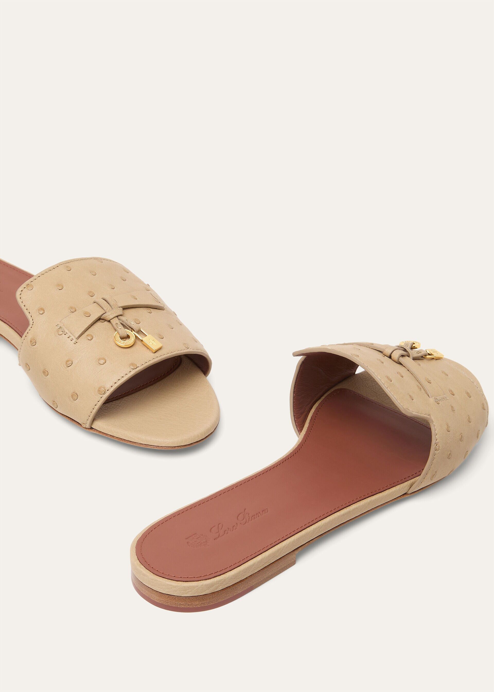 Loro Piana os11x0326 FAL0468 Summer Charms Sandals in Orix/Sun Gold Size US 9 / IT 39 - 6 Thumbnail