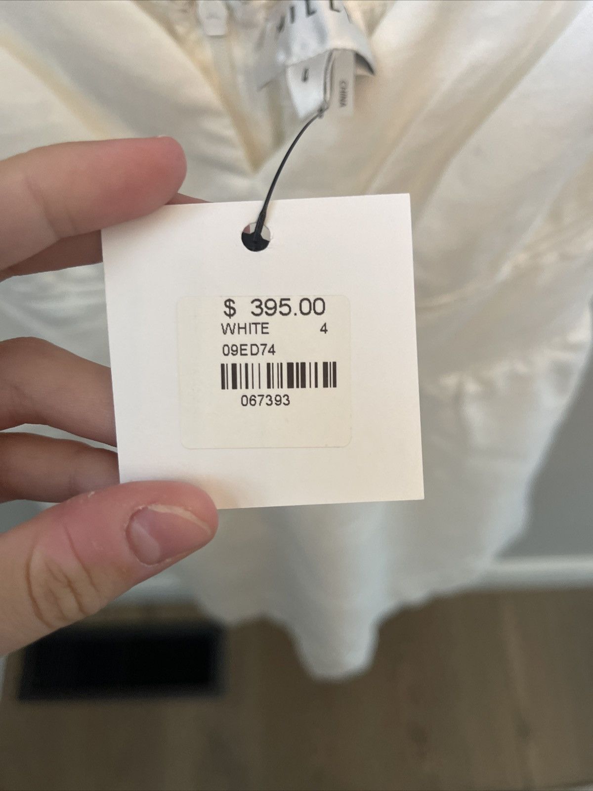 MILLY Milly white mini dress Size S / US 4 / IT 40 - 3 Thumbnail