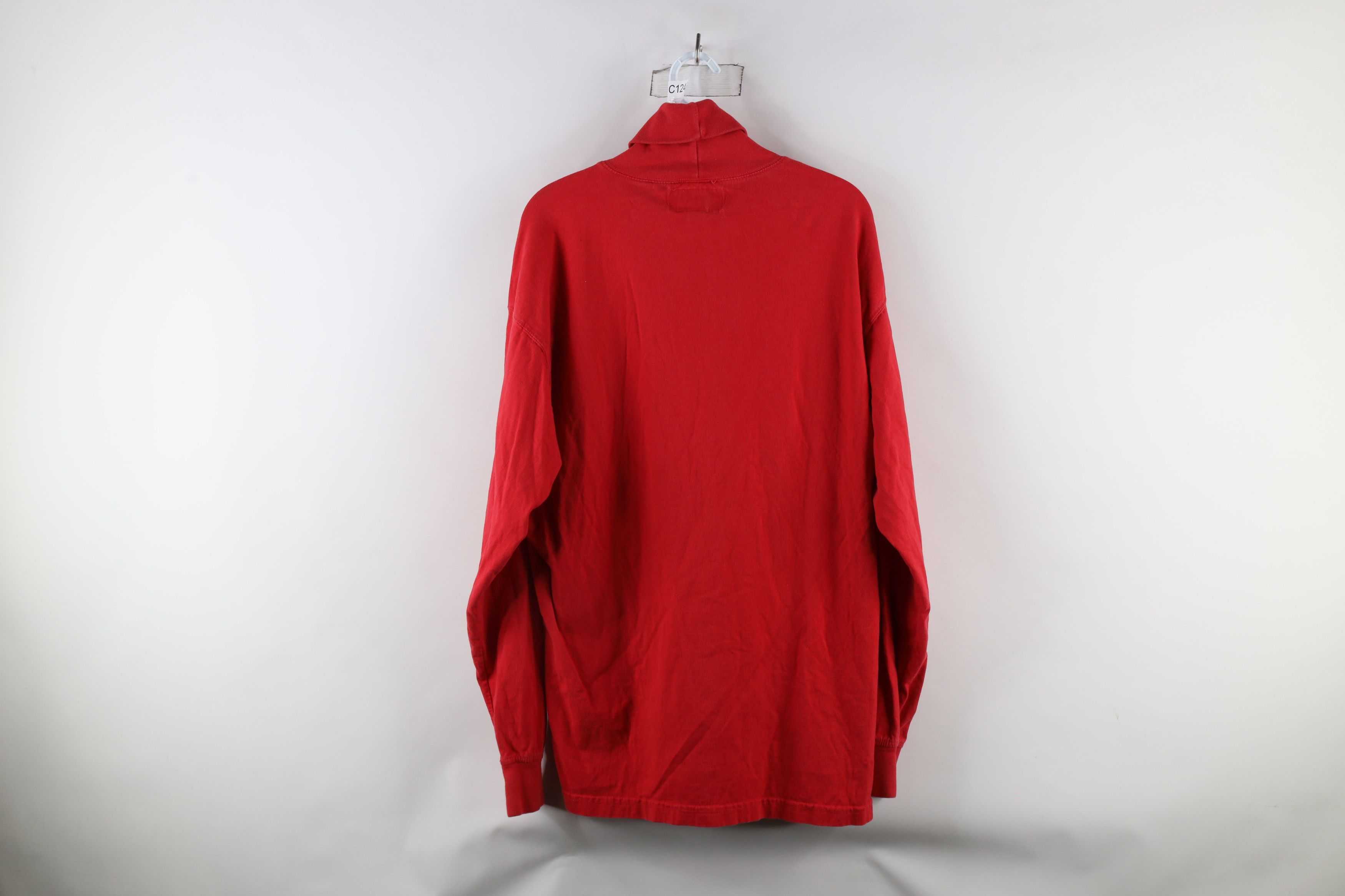Starter × Vintage Vintage 90s Starter Red Wings Hockey Turtleneck T-Shirt Size US XL / EU 56 / 4 - 9 Thumbnail