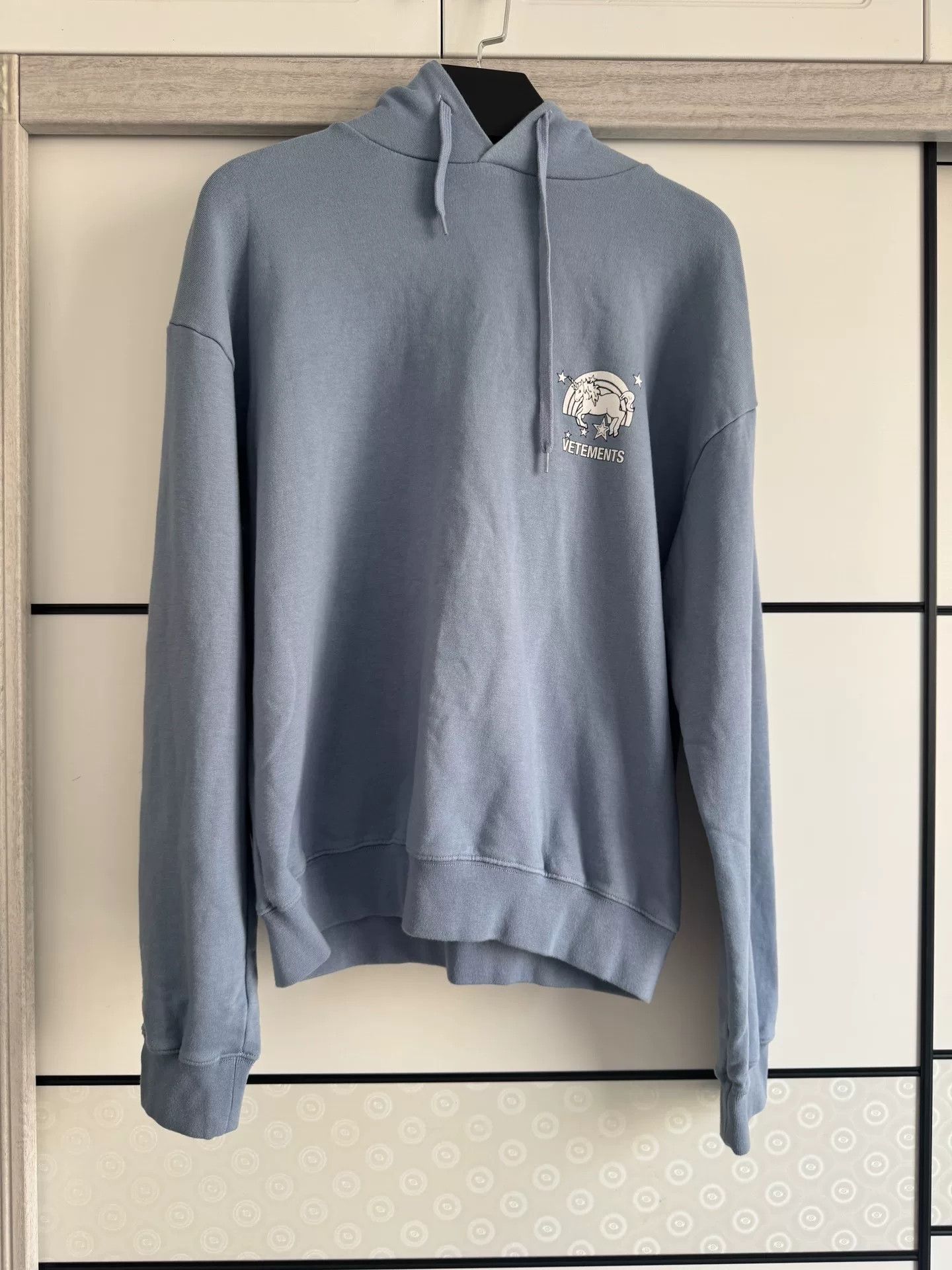 Vetements Vetements Blue Hoodie XS Men Size US XS / EU 42 / 0 - 1 Thumbnail