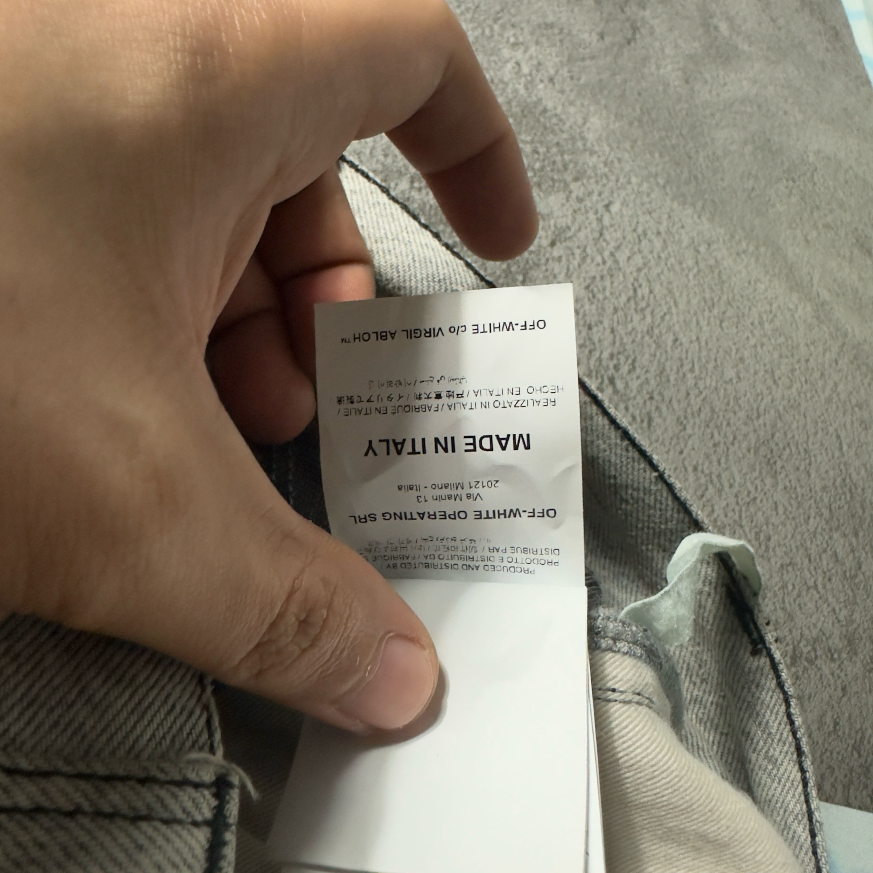 Off-White Off-White Multicolor Denim Climber Jeans Size US 31 - 4 Thumbnail
