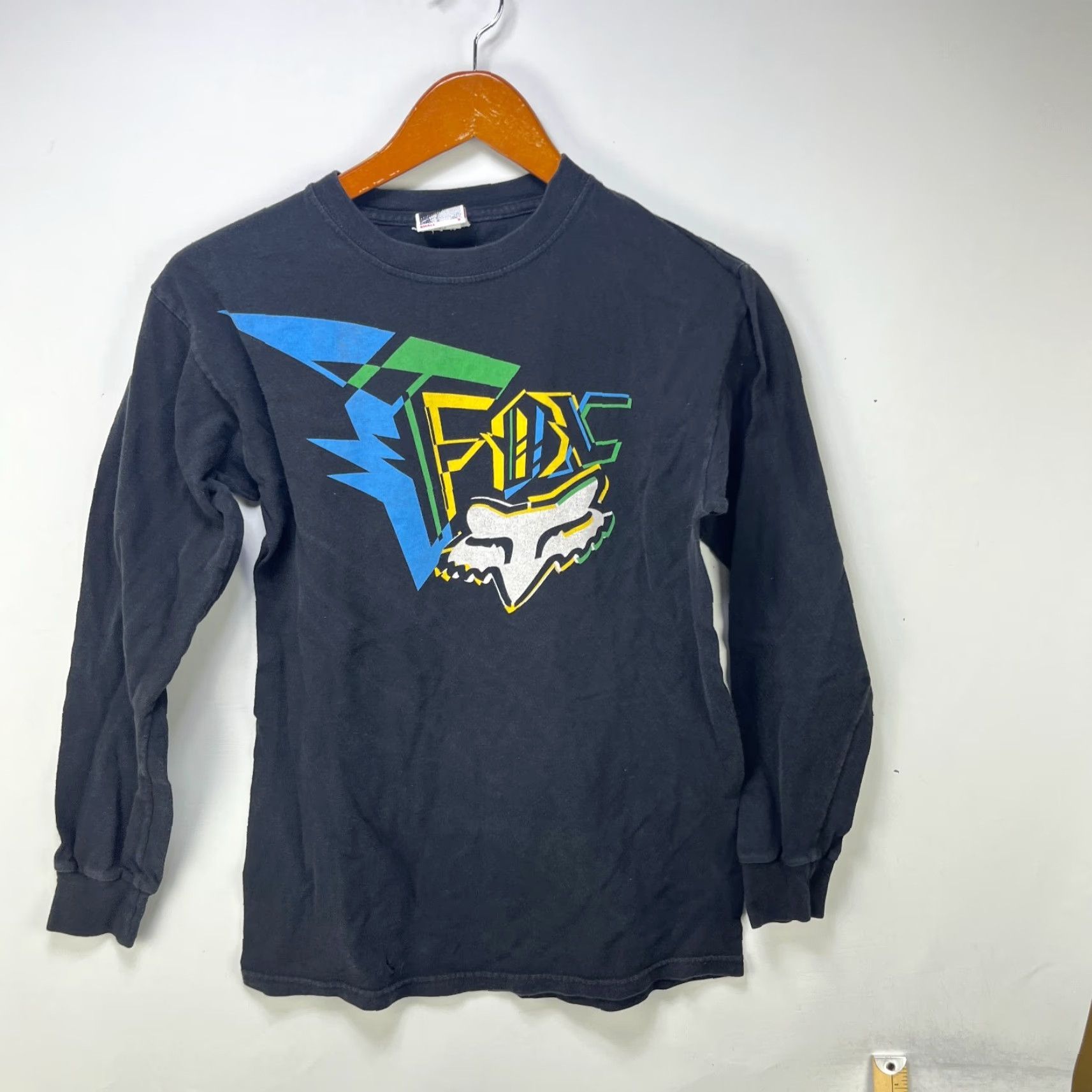 Vintage VINTAGE Fox Y2K Racing Long Sleeve Shirt S Small Logo Skull 90s Mens Fox Shirt Size US S / EU 44-46 / 1 - 2 Thumbnail