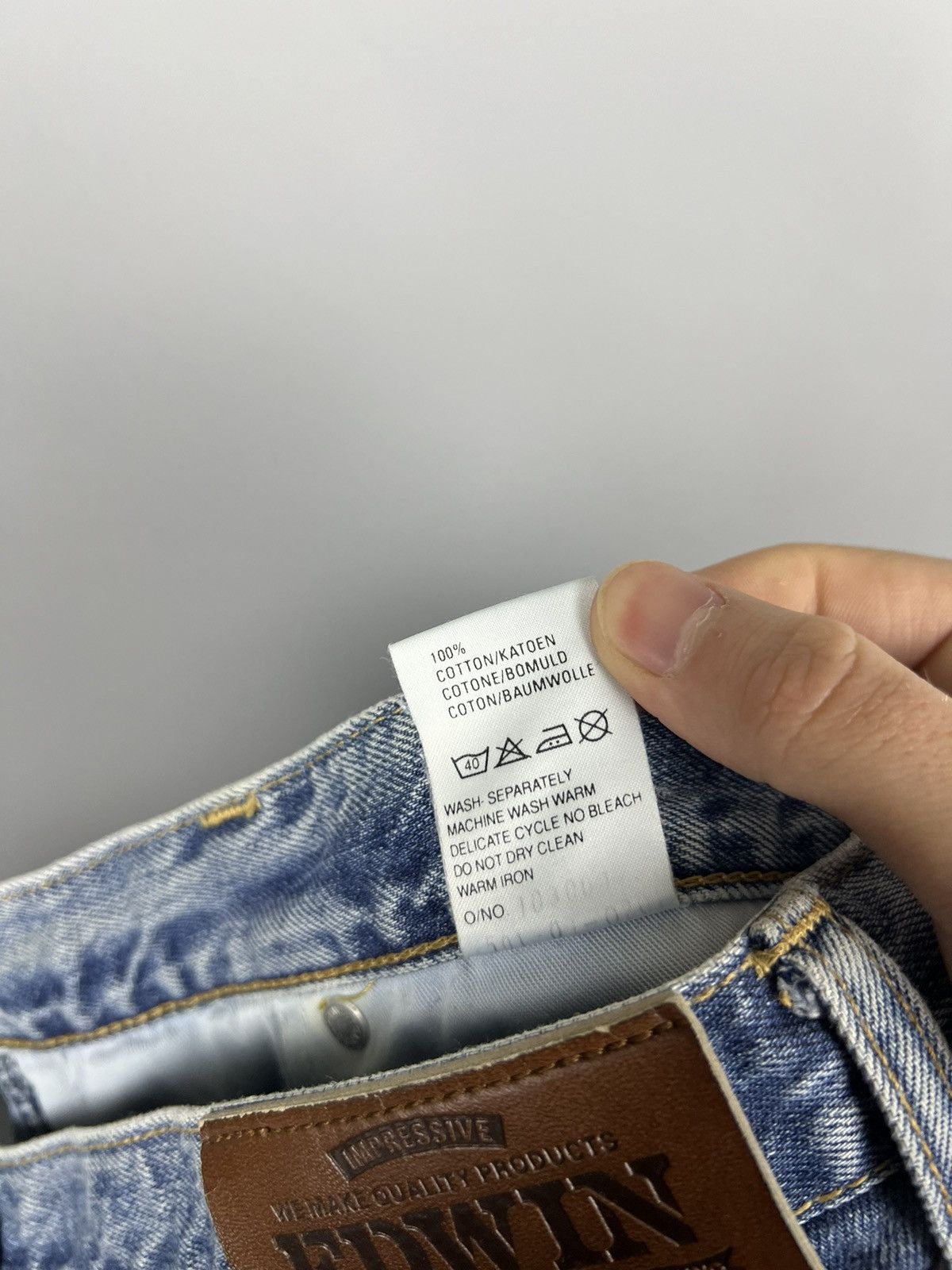 Edwin 🇯🇵 Edwin vintage jeans denim pants made in Japan RARE Size US 36 / EU 52 - 12 Thumbnail