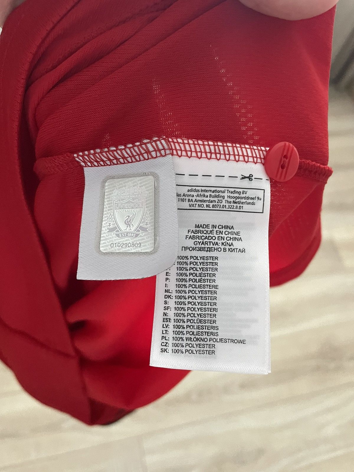 Adidas × Vintage Liverpool adidas 2010 2011 training shirt polo soccer jersey Size US S / EU 44-46 / 1 - 10 Thumbnail
