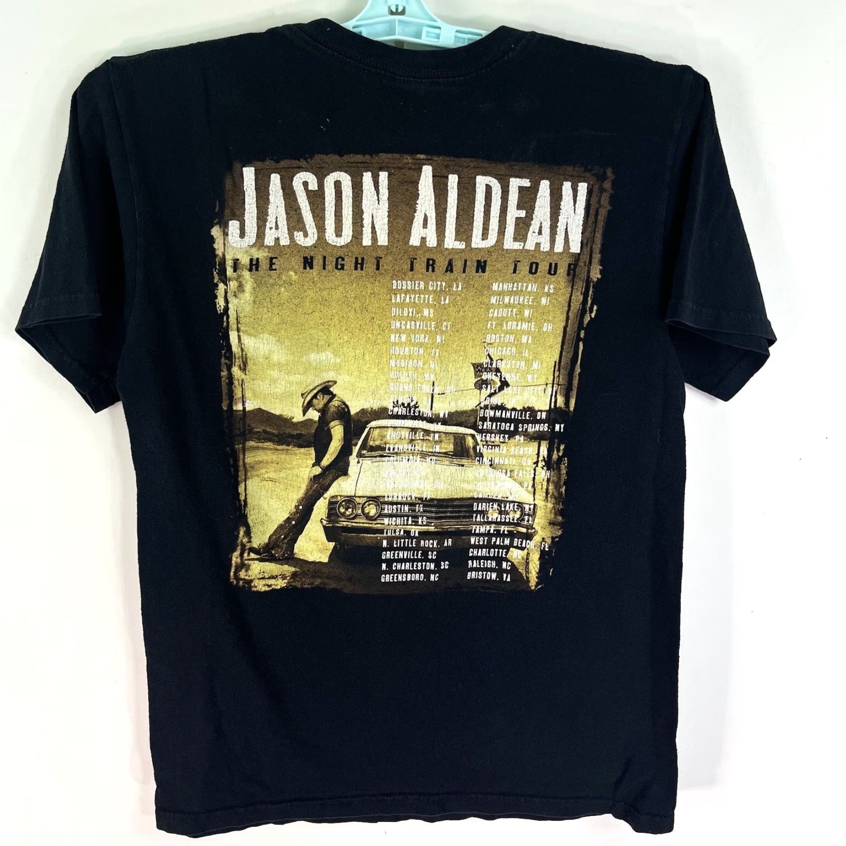 Anvil Jason Aldean The Night Train Tour T-shirt Size S Unisex Adults Black Size S / US 4 / IT 40 - 5 Thumbnail
