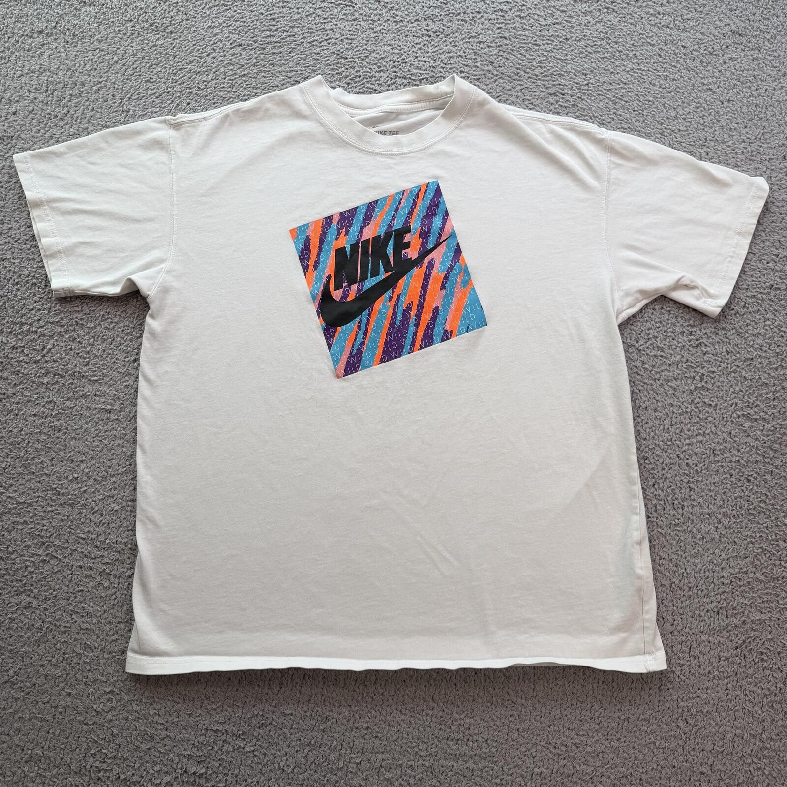 Nike Nike Archive Reissue Wild Graphic T Shirt Cream Boxy L Size US L / EU 52-54 / 3 - 1 Thumbnail