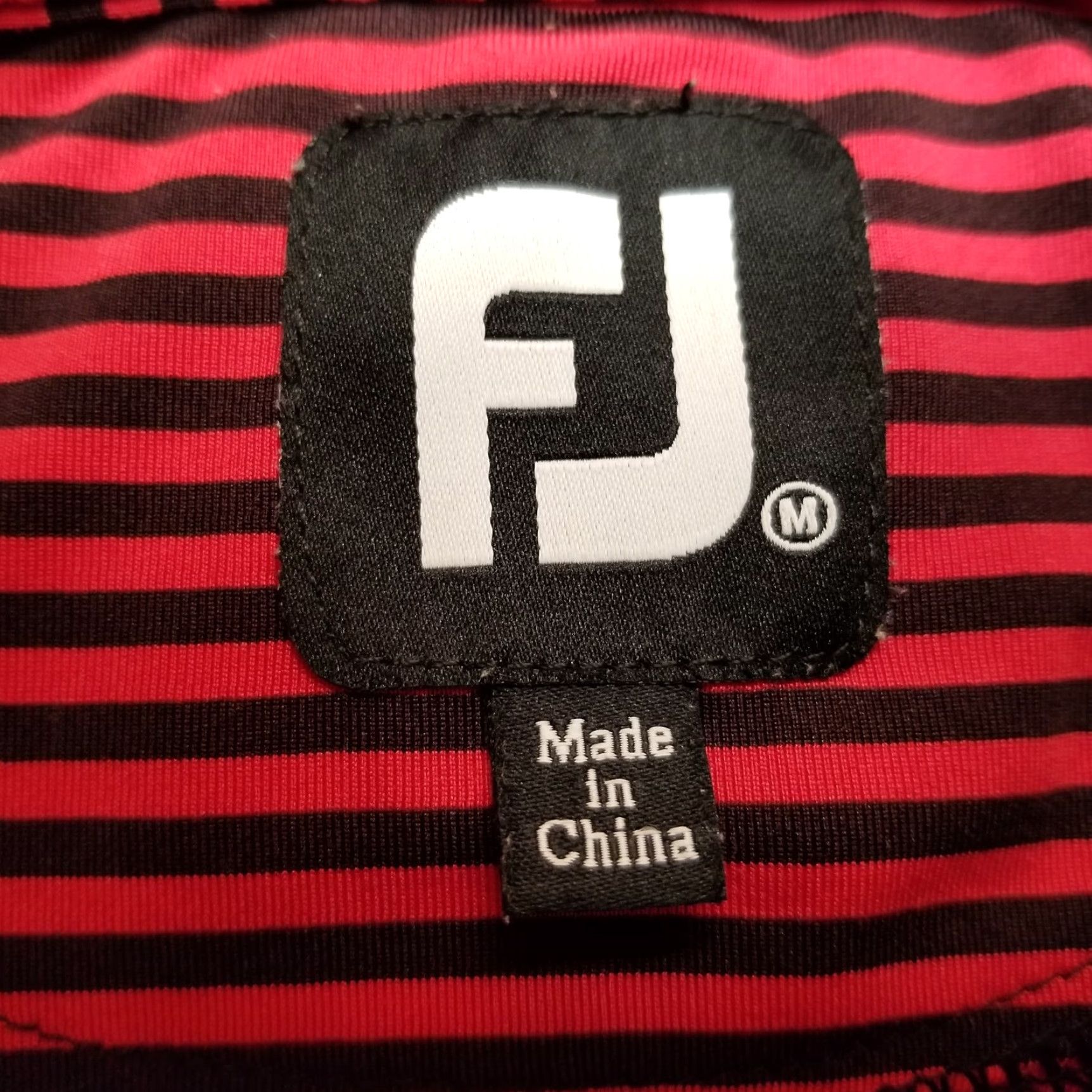 Footjoy FootJoy Polo Shirt Men M Red Black Striped Golf Performance Missoula Club Shirt Polo Golf Performance FootJoy Mens M Red Striped Polo Missoula Club Size US M / EU 48-50 / 2 - 6 Thumbnail