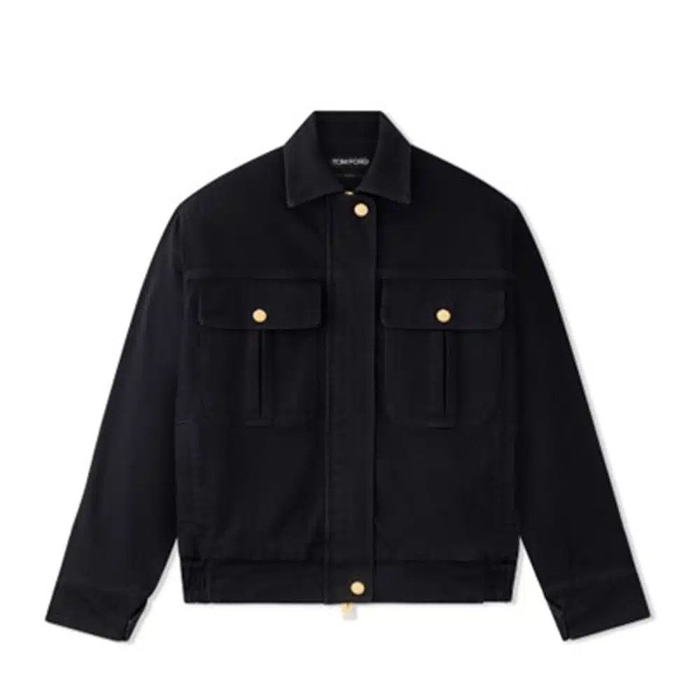 Tom Ford o1loc1c1124 GID079 Denim Jacket in Black Size XS / US 0-2 / IT 36-38 - 1 Preview