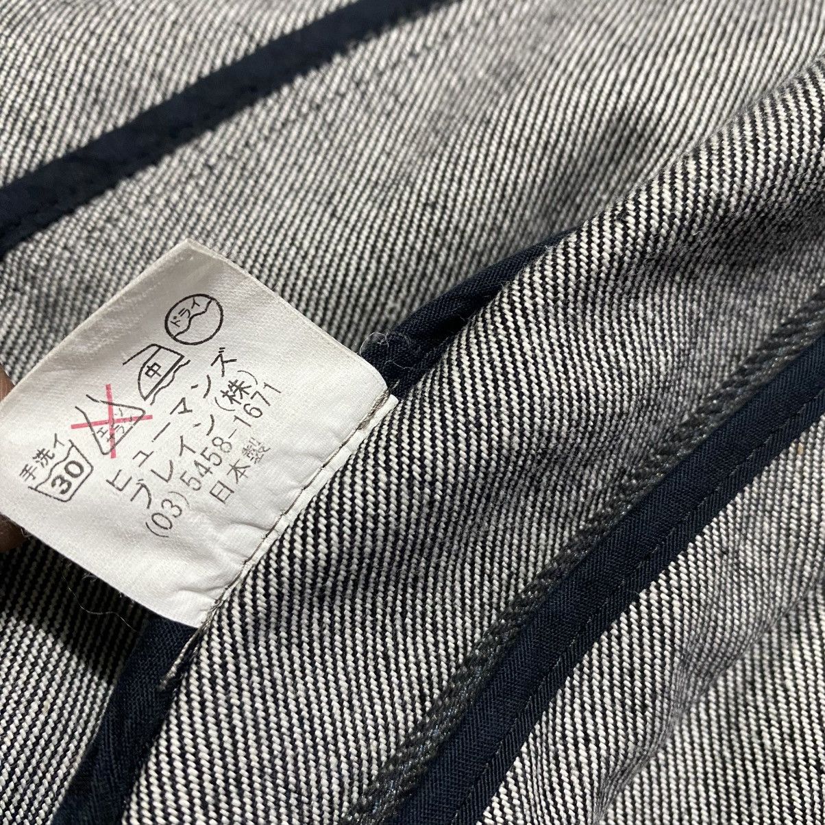 Le Grande Bleu (L.G.B.) Maniac Works Black Waxed Denim Biker Jacket Size US M / EU 48-50 / 2 - 18 Thumbnail