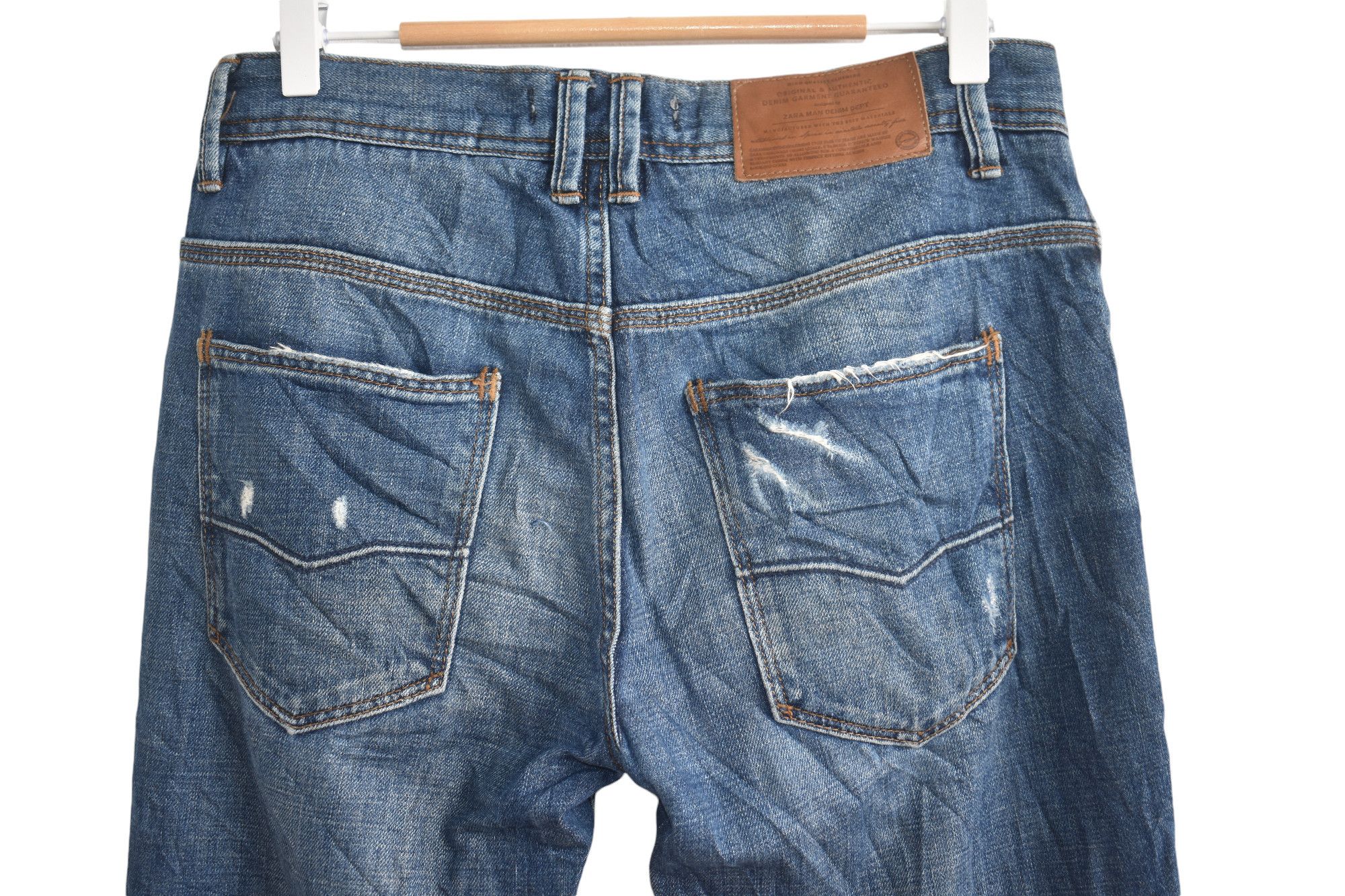 Zara Zara Distress Jeans W30 Size US 30 / EU 46 - 7 Thumbnail