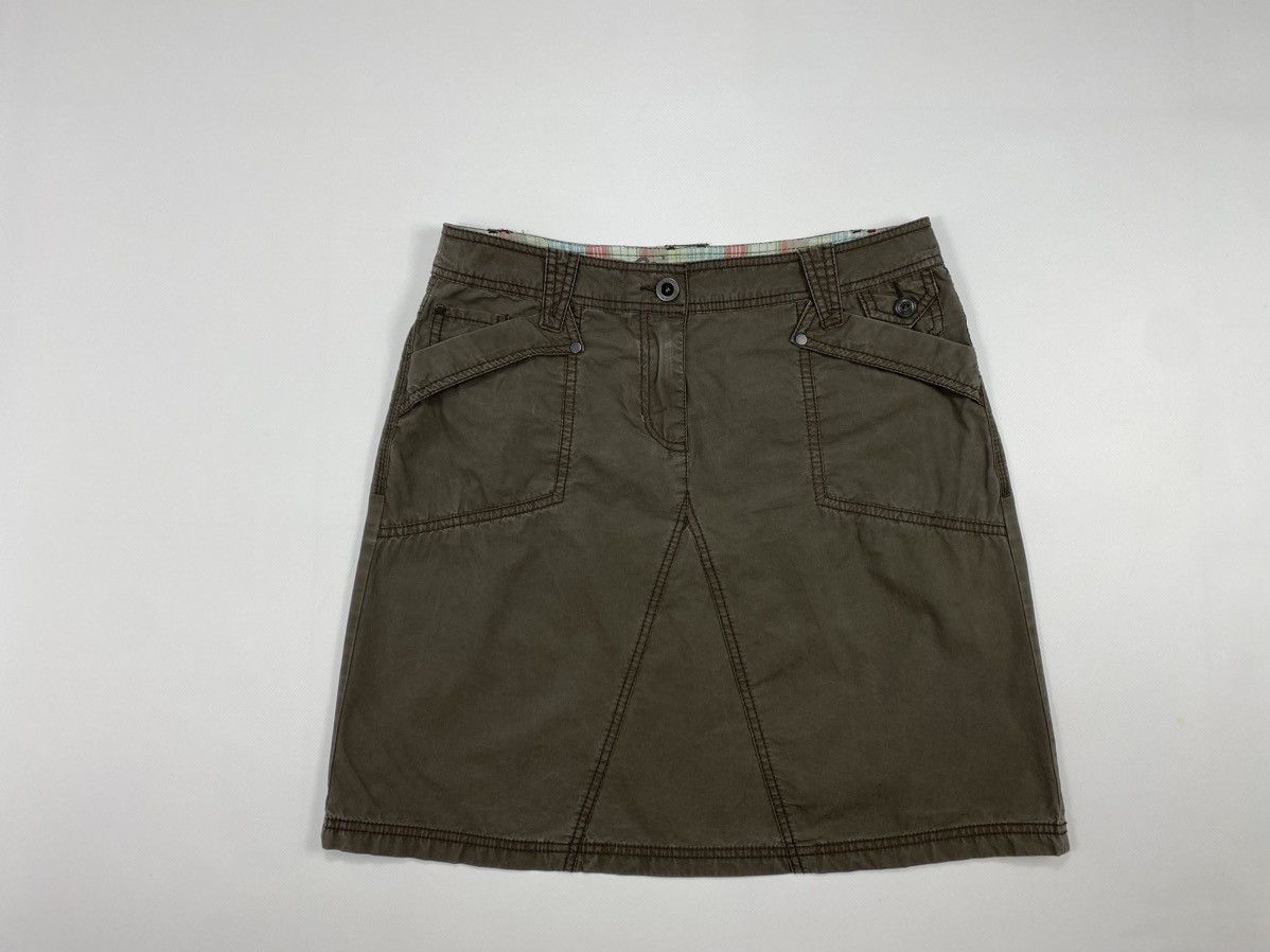 Vintage 🔥LASTDROP🔥Y2K GorpCore Washed Brown A-Line Lightweight Skirt Size 29" - 16 Thumbnail