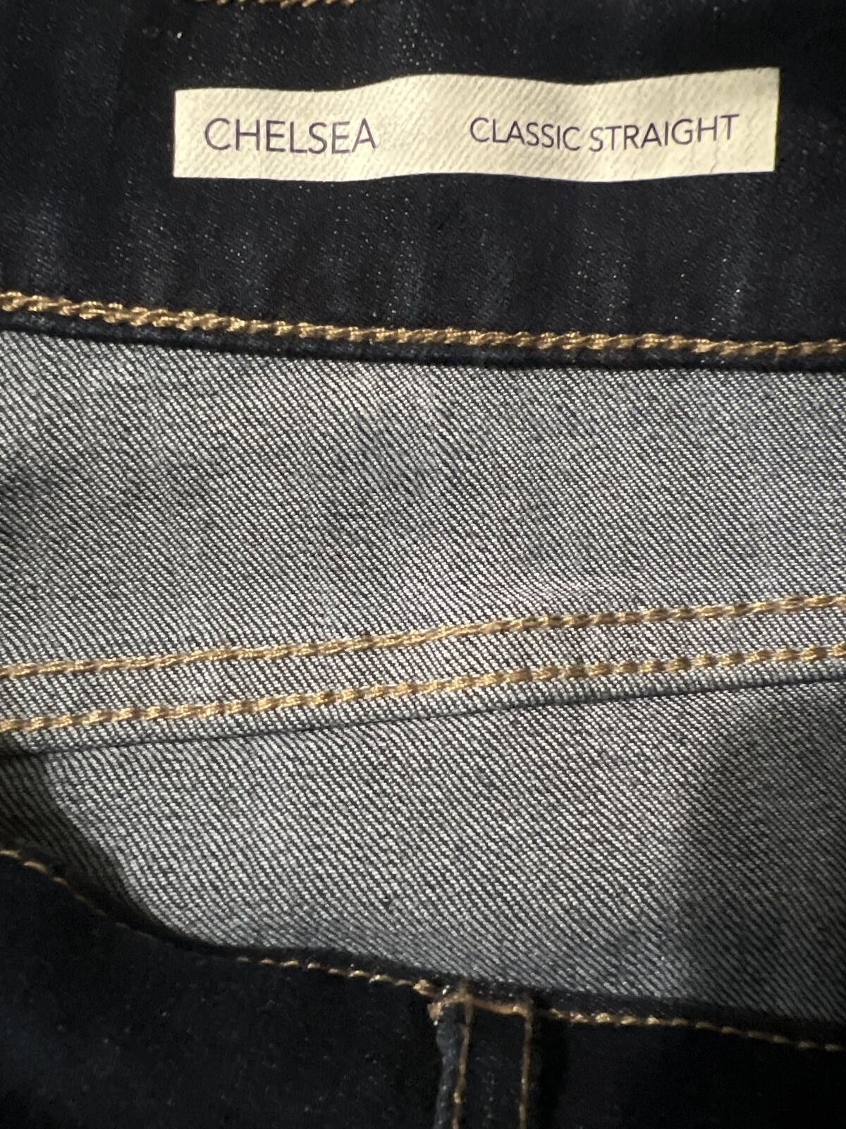 Other Code Bleu indigo Chelsea Classic Straight Leg Jeans 16PS Size 38" / US 16 / IT 52 - 5 Thumbnail