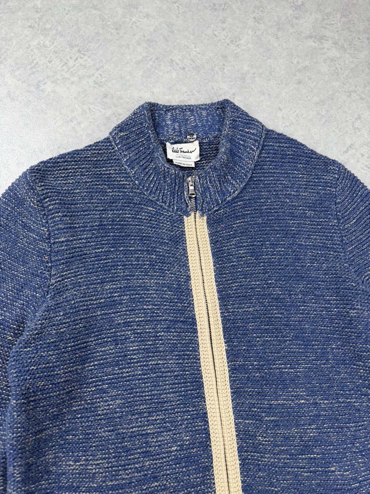 Other Luis Trenker Italy Knit Cardigan Blue Zip Sweater Size M Size US M / EU 48-50 / 2 - 6 Thumbnail