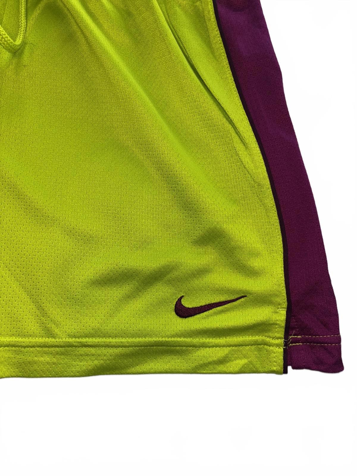 Nike Athletic Nike Dri-FITShorts - Bright Yellow & Purple Size 32" / US 10 / IT 46 - 2 Thumbnail