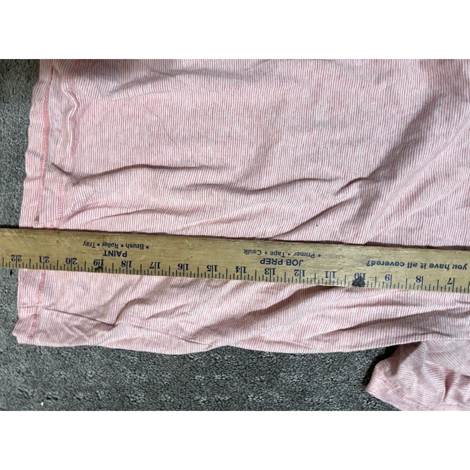 Splendid SPLENDID WOMEN’S CAP SLEEVE CREW NECK T-SHIRT STRIPE Pink White SMALL S Size S / US 4 / IT 40 - 5 Thumbnail