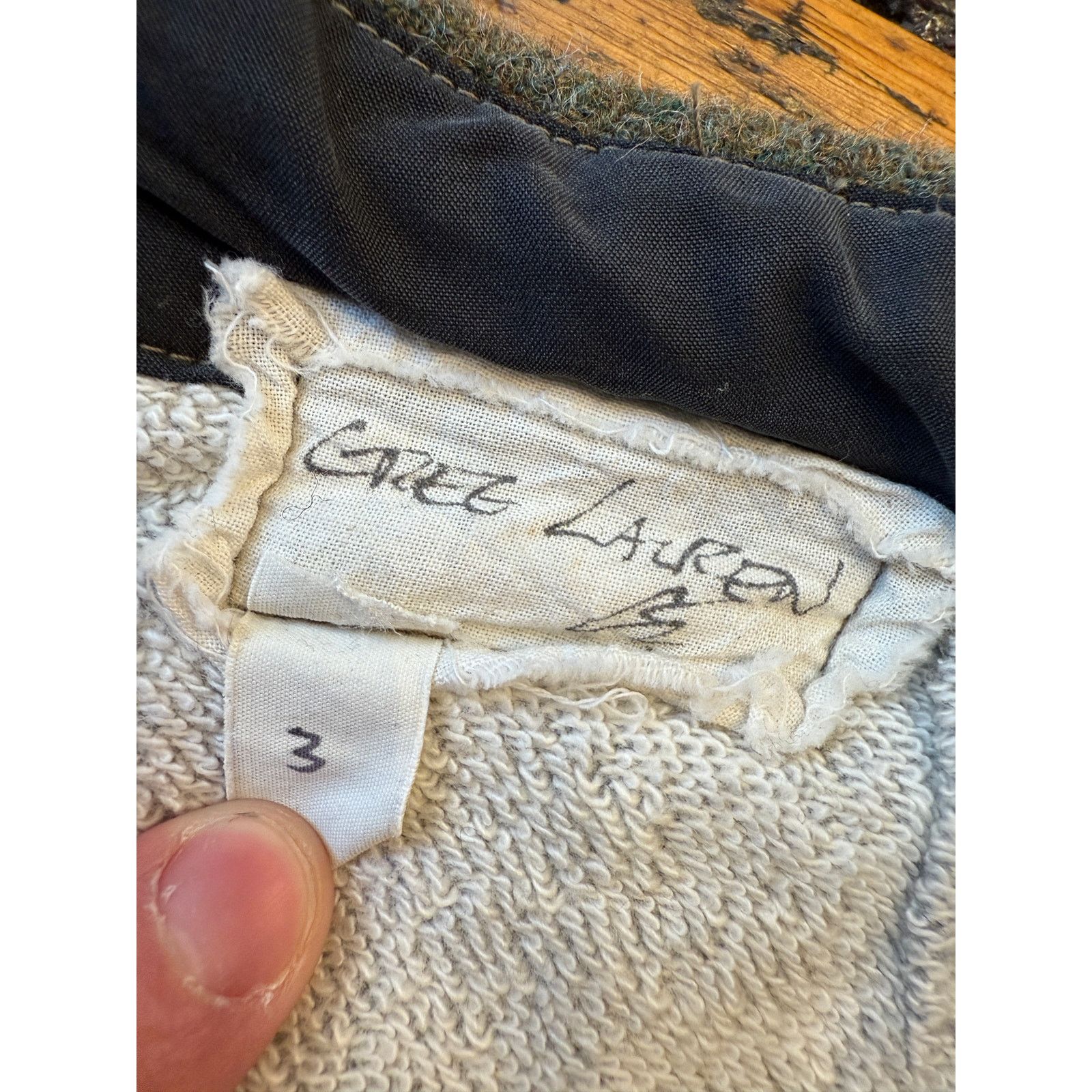 Greg Lauren Greg Lauren SAMPLE 50/50 Wool/Terry Lounge Pant Size US 34 / EU 50 - 3 Thumbnail