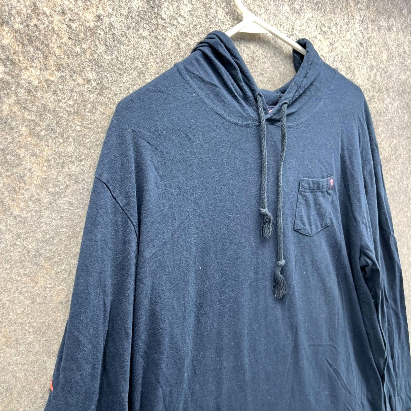 Vintage Simply Southern Shirt Mens L Blue Sweater Men Large Adult Navy Sweatshirt Pullover Hooded Size US L / EU 52-54 / 3 - 3 Thumbnail