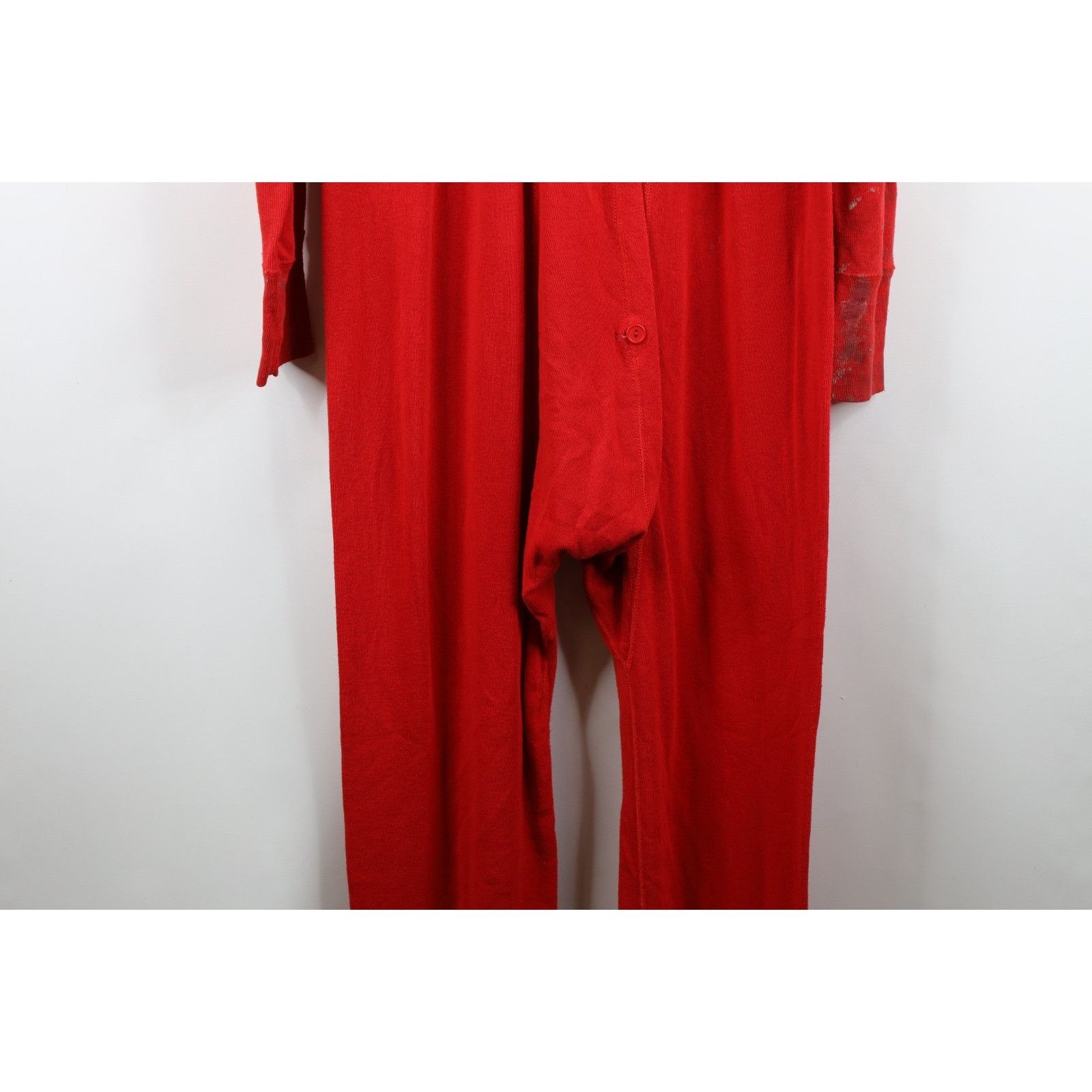 Vintage Vintage 90s Streetwear Ribbed Knit Union Suit Pajamas Size US L / EU 52-54 / 3 - 23 Thumbnail