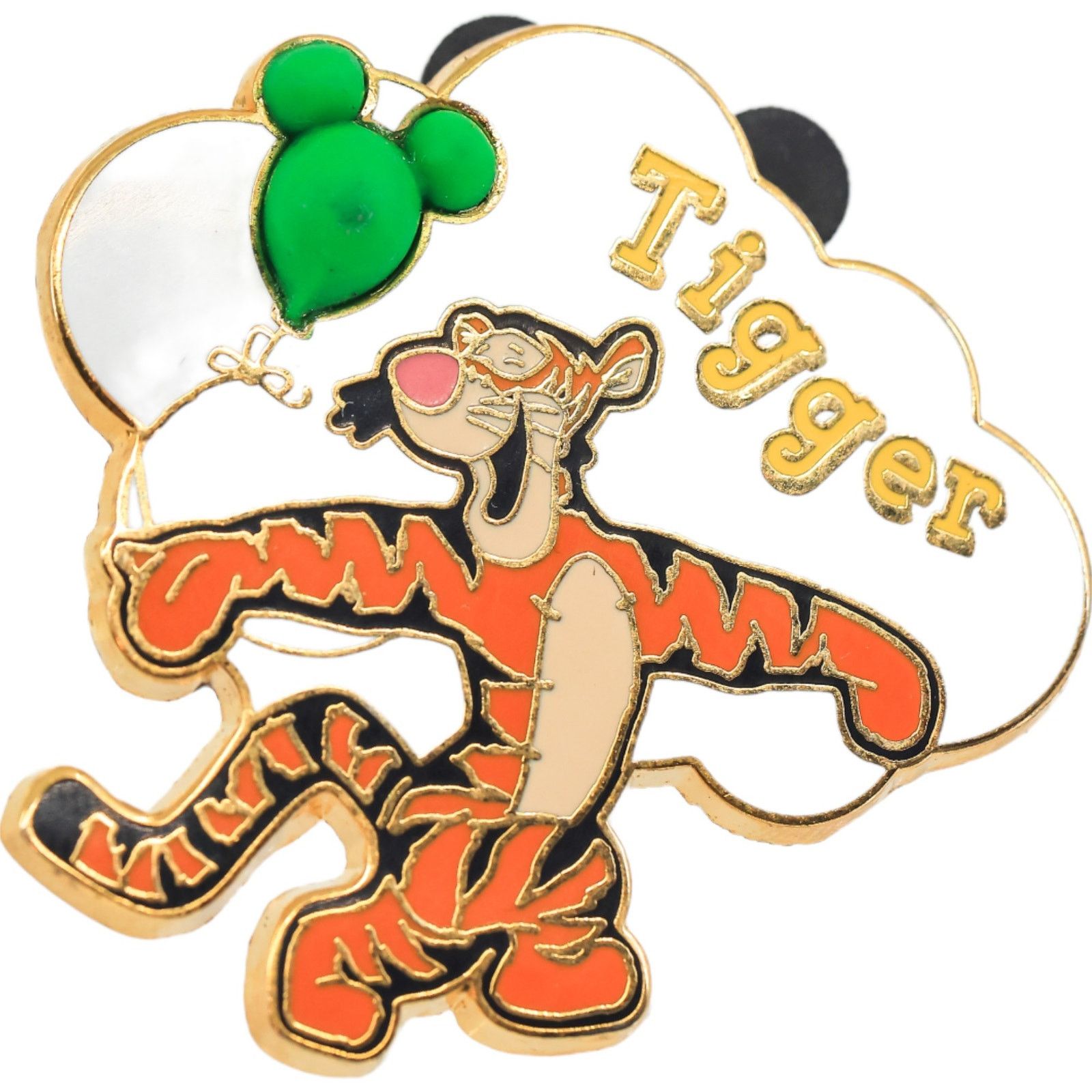 Disney × Mickey Mouse Disney 2002 Free-D Tigger Skipping in Cloud w/ Balloon Pin Size ONE SIZE - 2 Thumbnail