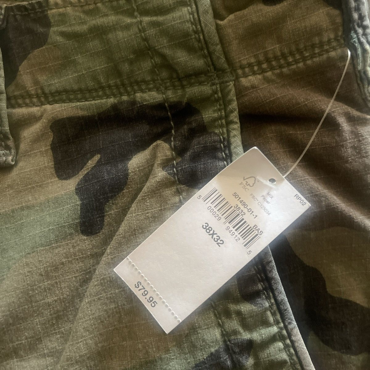 Gap GAP Green and Brown Cargo Pants Durable Cotton Blend Size US 38 / EU 54 - 4 Thumbnail