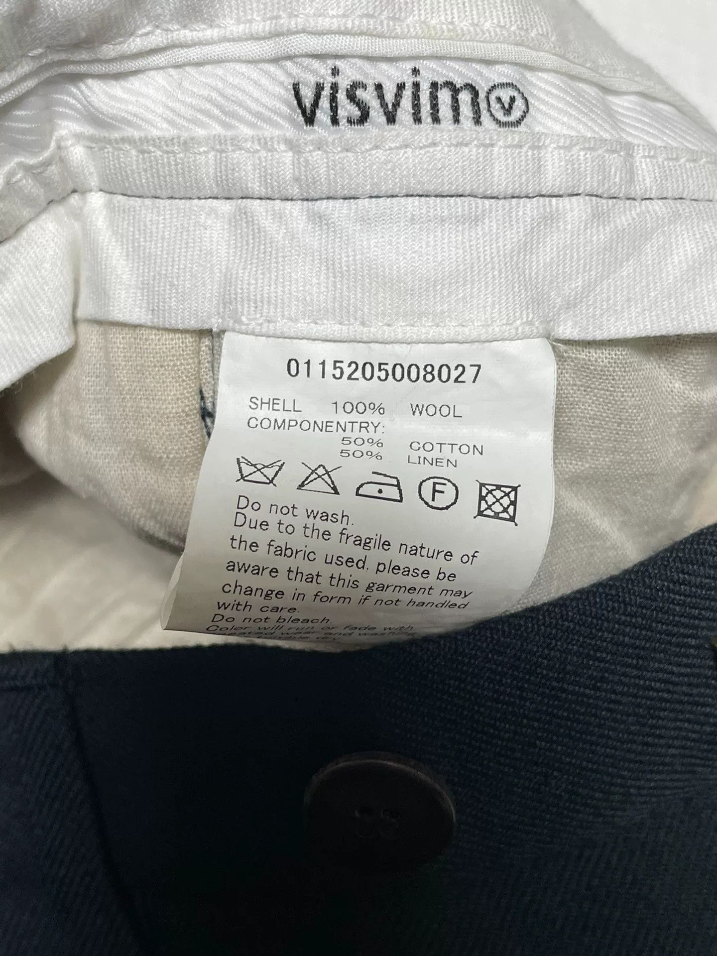 Visvim Visvim High-Water Wool Cropped Pants Size US 26 / EU 42 - 3 Thumbnail