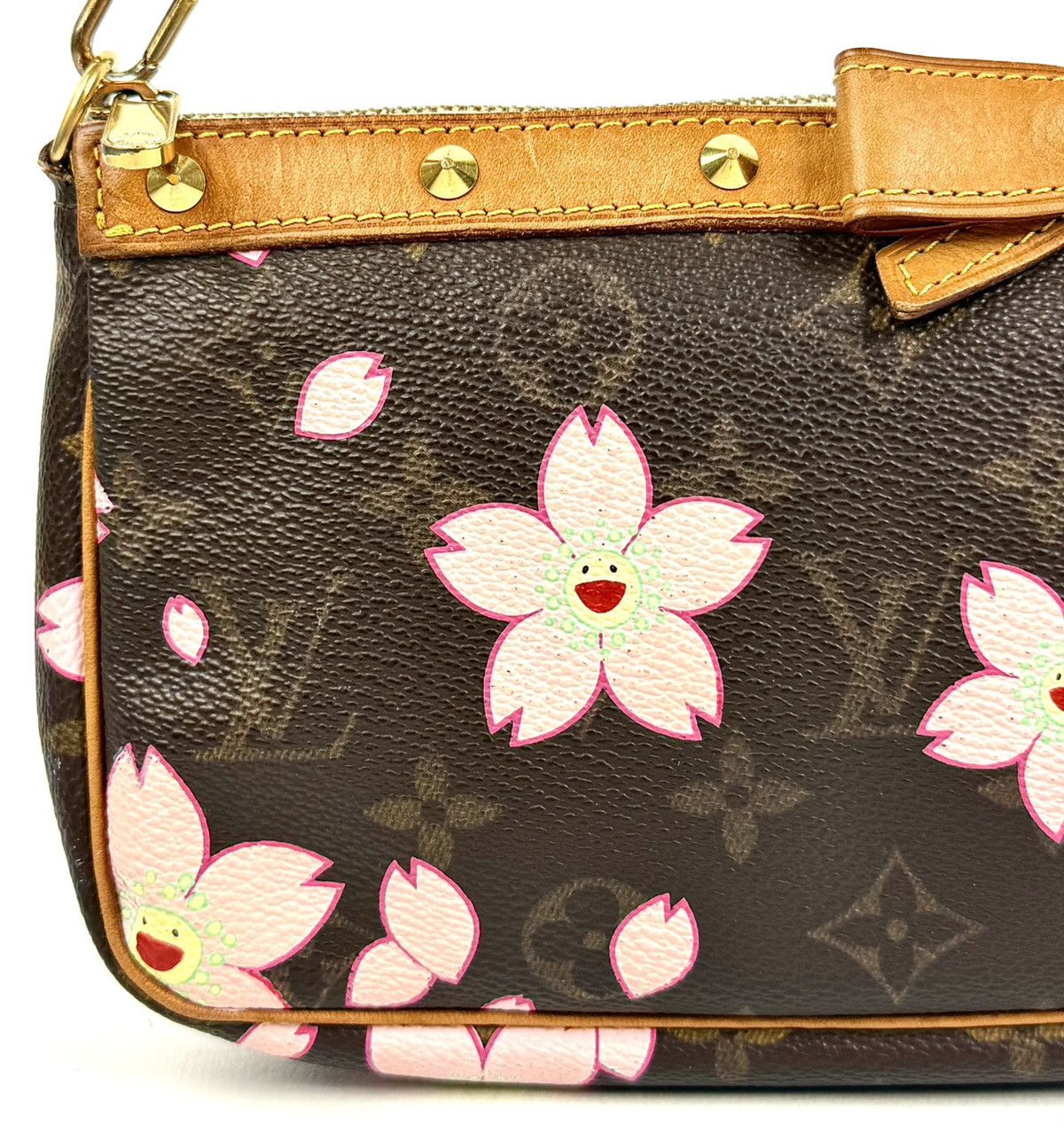 Louis Vuitton × Takashi Murakami Louis Vuitton - Murakami - SS/03 - Cherry Blossom - Pochette Size ONE SIZE - 5 Thumbnail