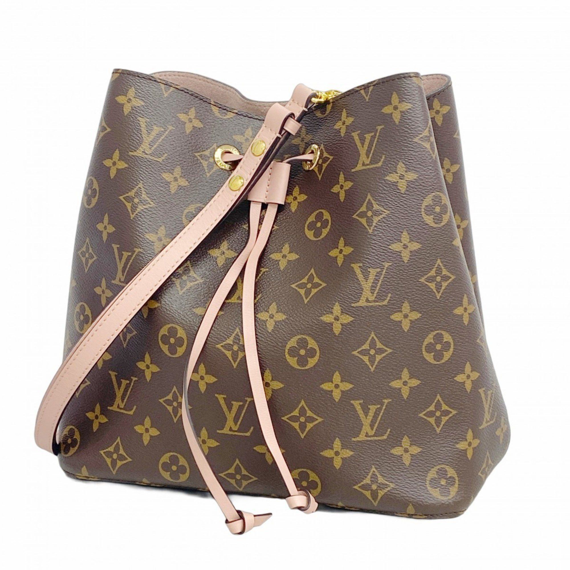 Louis Vuitton Shoulder Bag Monogram Neonoe Mm M44022 Rose Poodle Ladies, Women's