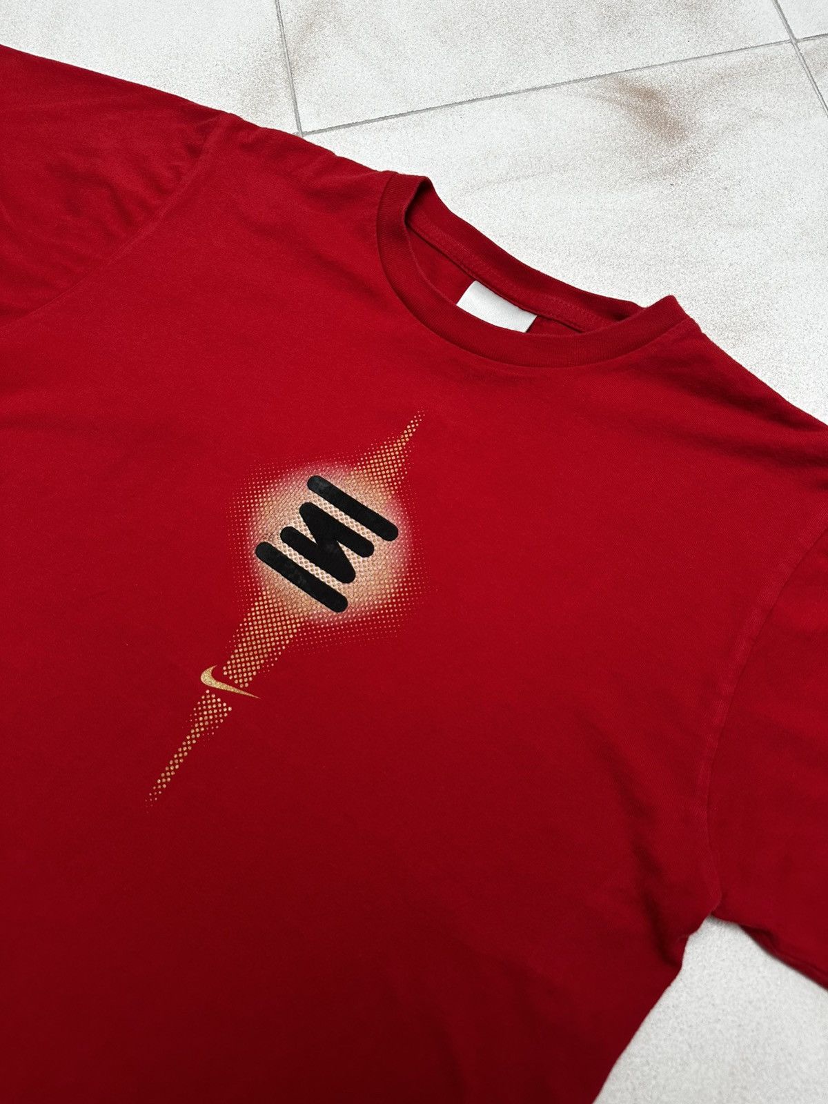 Nike × Vintage Nike Shox Graphic T-Shirt – Red Size US S / EU 44-46 / 1 - 2 Thumbnail