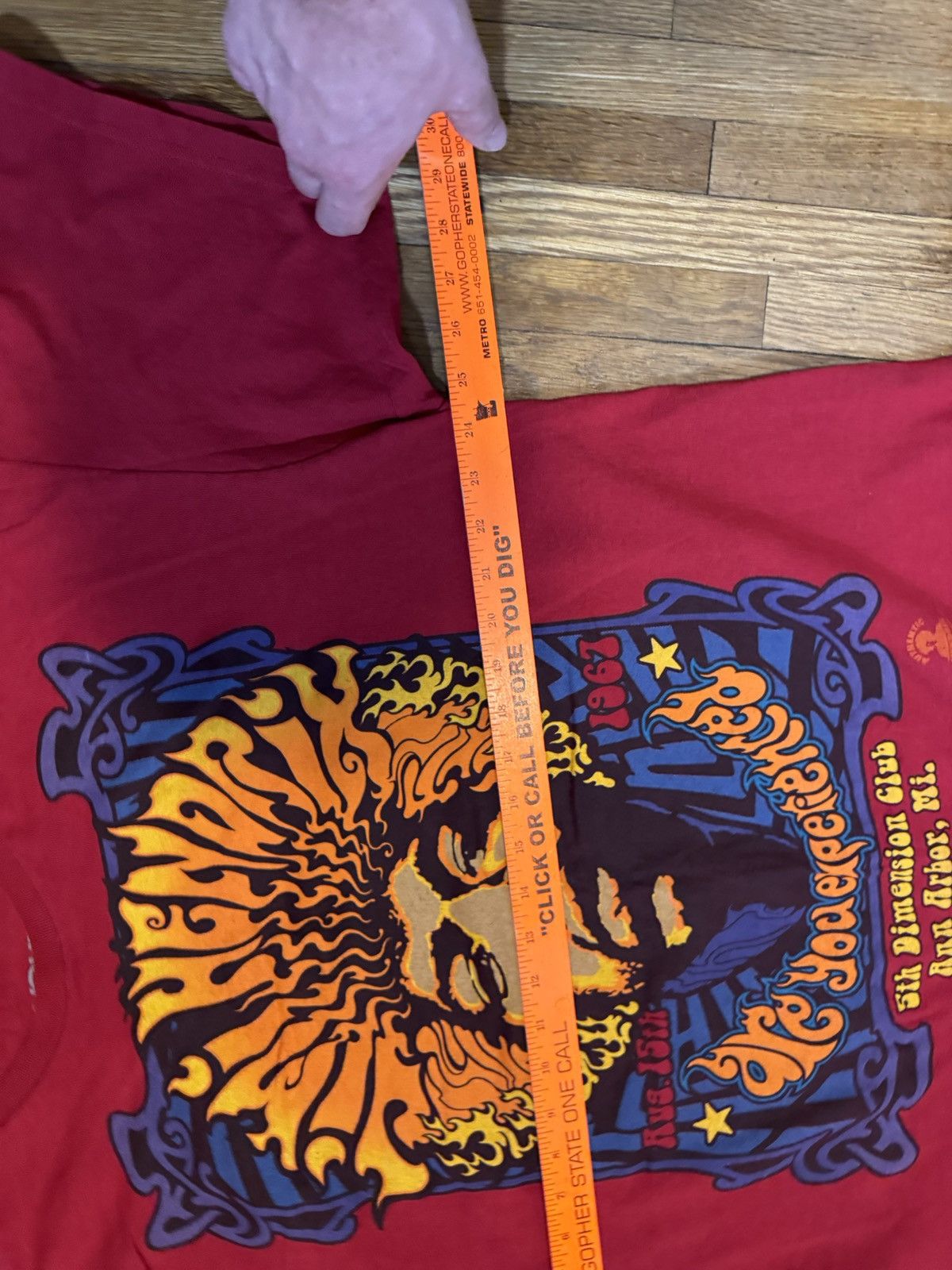 Liquid Blue Jimi Hendrix Liquid Blue Shirt Size US XXL / EU 58 / 5 - 7 Thumbnail