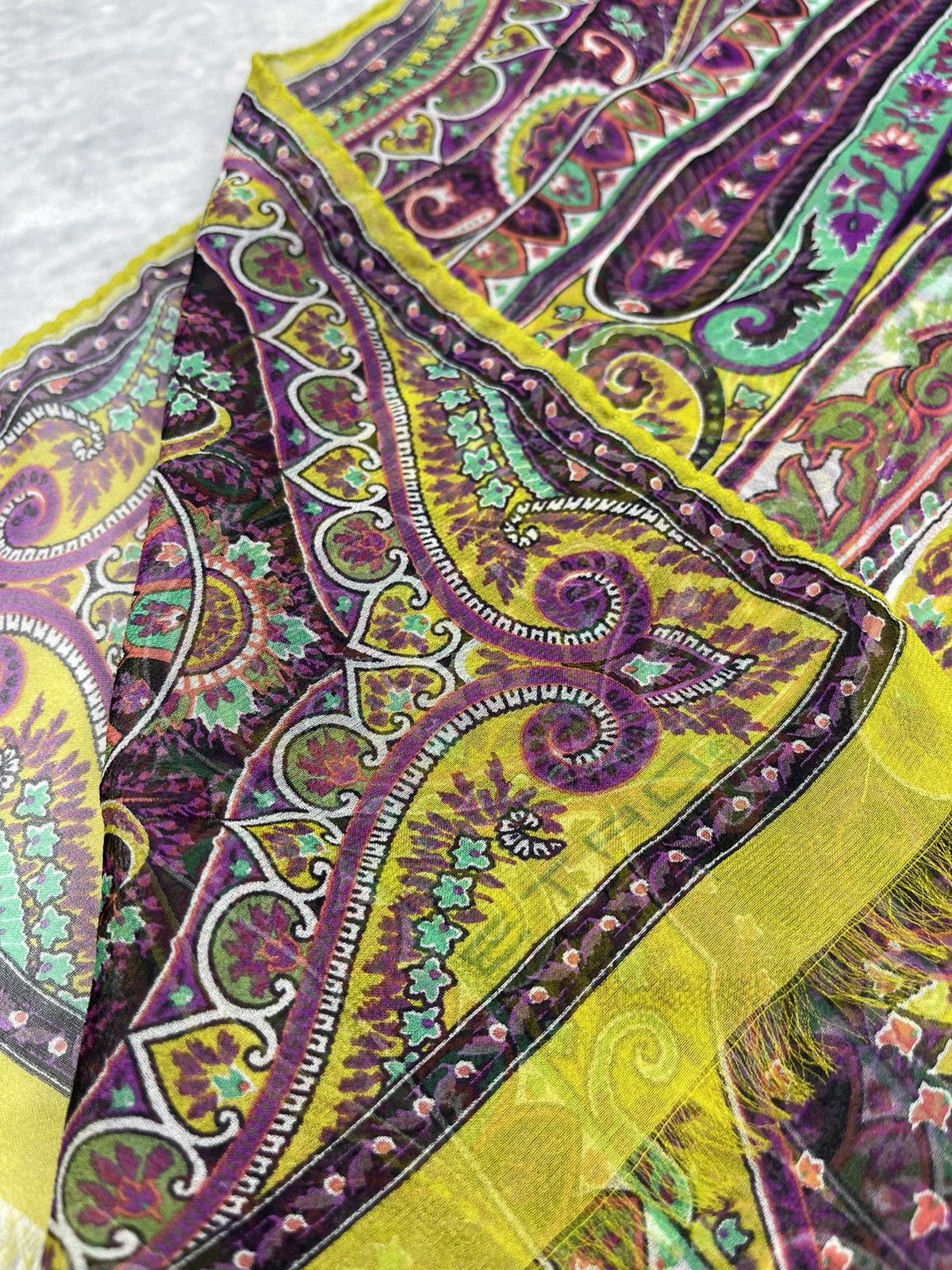 Etro × Vintage Vintage scarf Etro wmns Size ONE SIZE - 6 Thumbnail