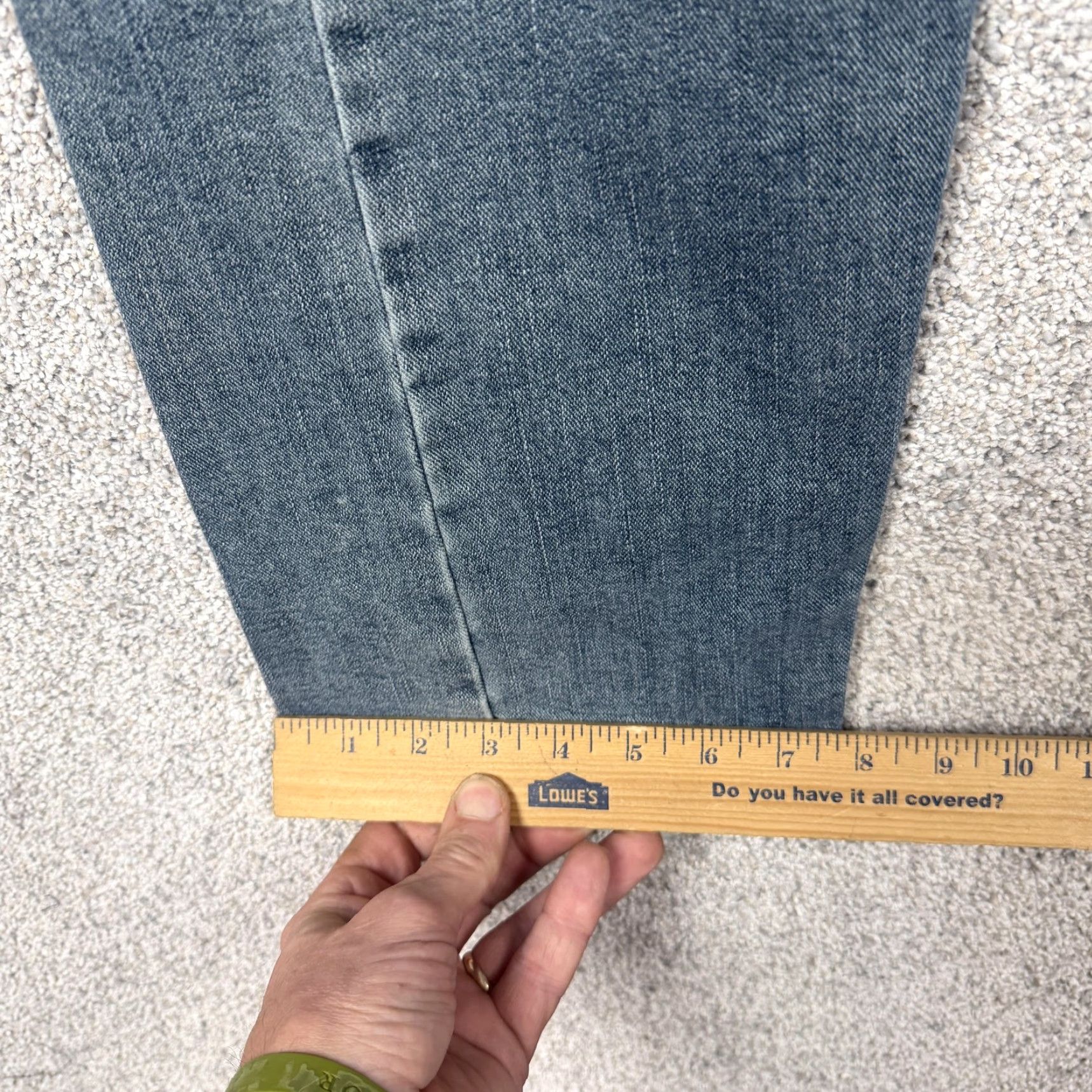Levi's Levi's Gold Jeans Mens 30x28 Blue Straight Leg Mid Wash Denim Ind ie Sleaze Jeans 5-Pocket Signature Gold Logo Mens Distressed? Size US 30 / EU 46 - 3 Thumbnail