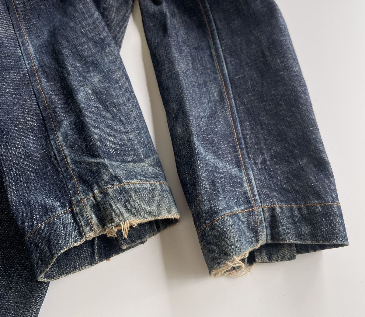 Japanese Brand Vintage Japanese Workers Denim Jacket Size US S / EU 44-46 / 1 - 6 Thumbnail