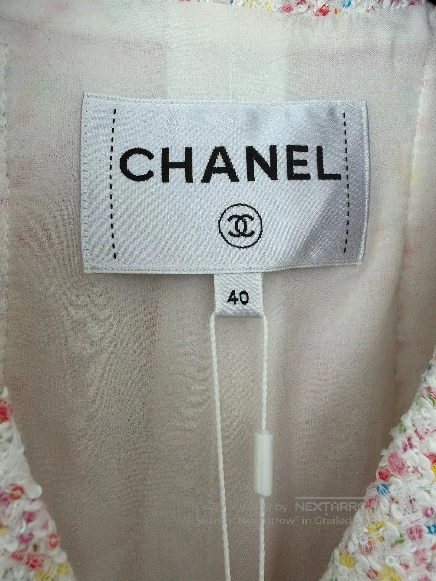 Chanel Chanel 25P Pink Sequin Tweed Jacket. Size US XL / EU 56 / 4 - 4 Thumbnail