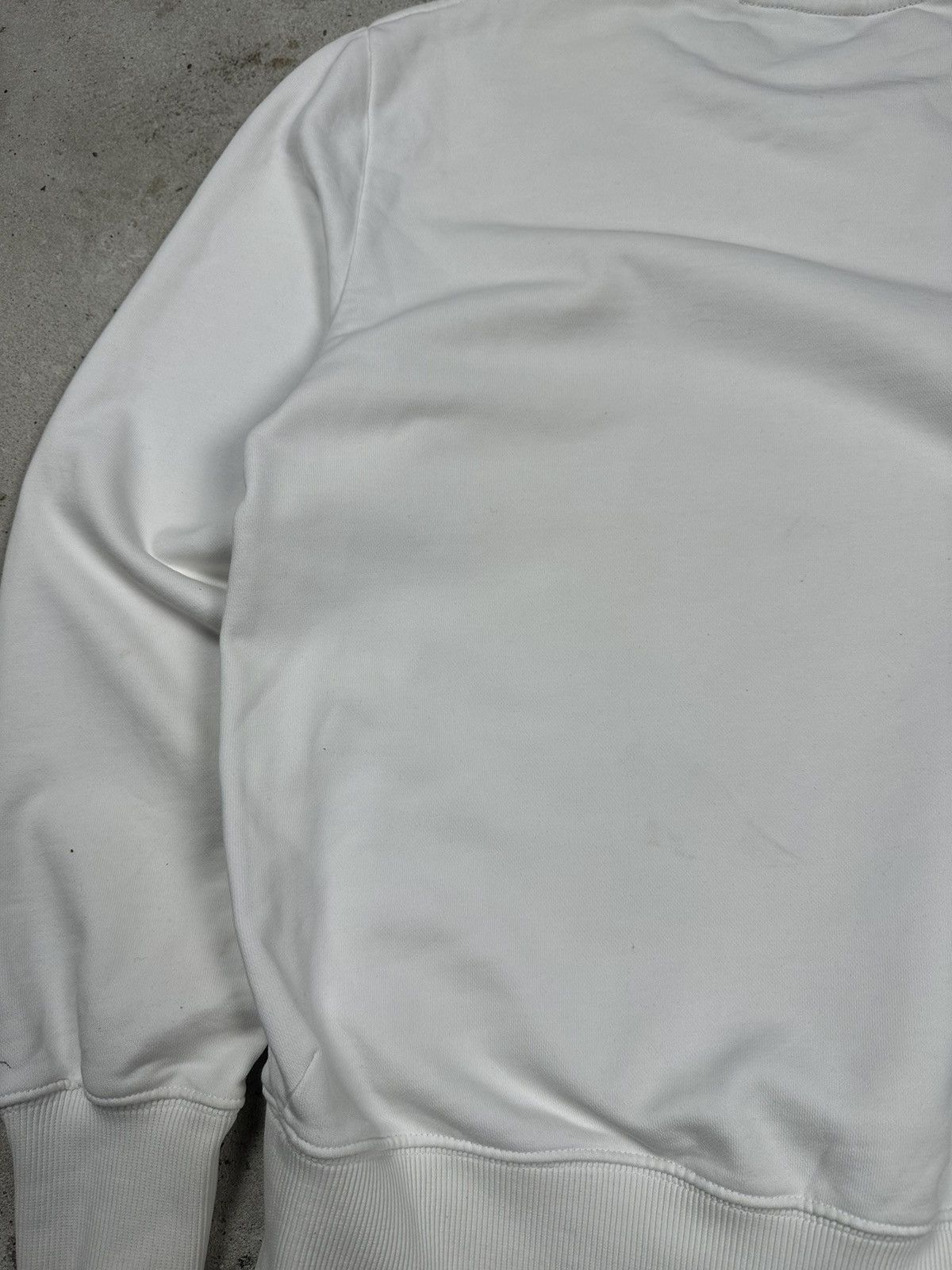 Helmut Lang Helmut Lang 2018 Autumn Winter White Crewneck Sweatshirt Size US S / EU 44-46 / 1 - 11 Thumbnail