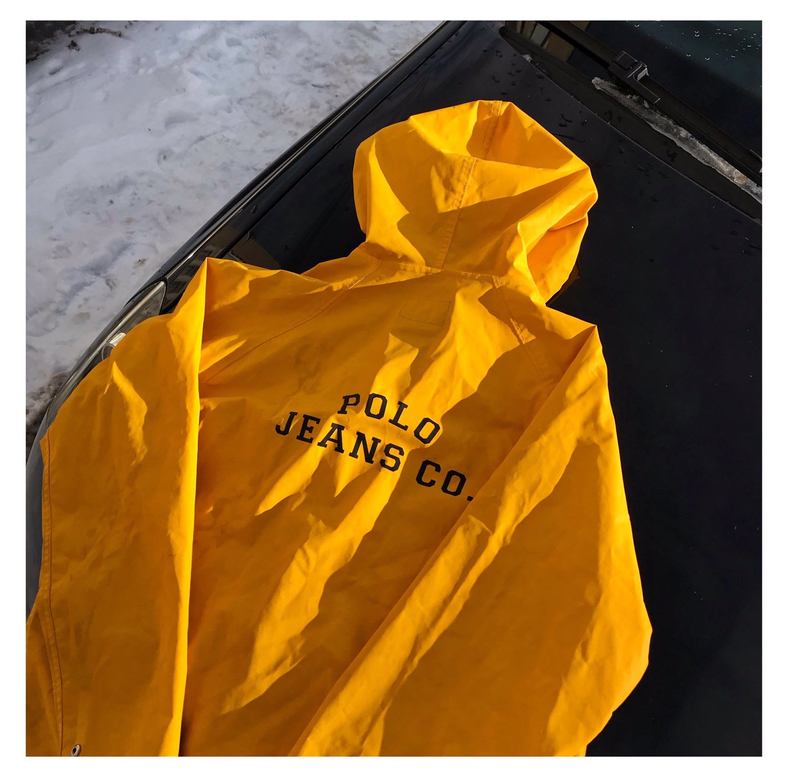 Polo Ralph Lauren × Vintage Polo Sport Ralph Lauren Raincoat Light Jacket Big Logo Sz M Size US M / EU 48-50 / 2 - 1 Thumbnail
