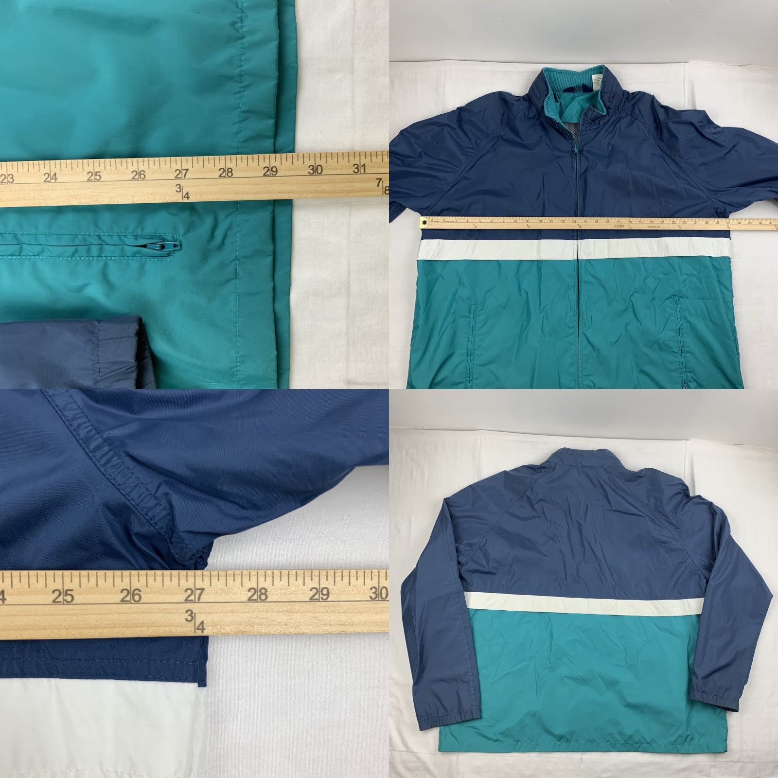 Vintage Vintage Woolrich Windbreaker Jacket Adult XL Blue Light Weight 90s Outdoors USA Size US XL / EU 56 / 4 - 8 Thumbnail