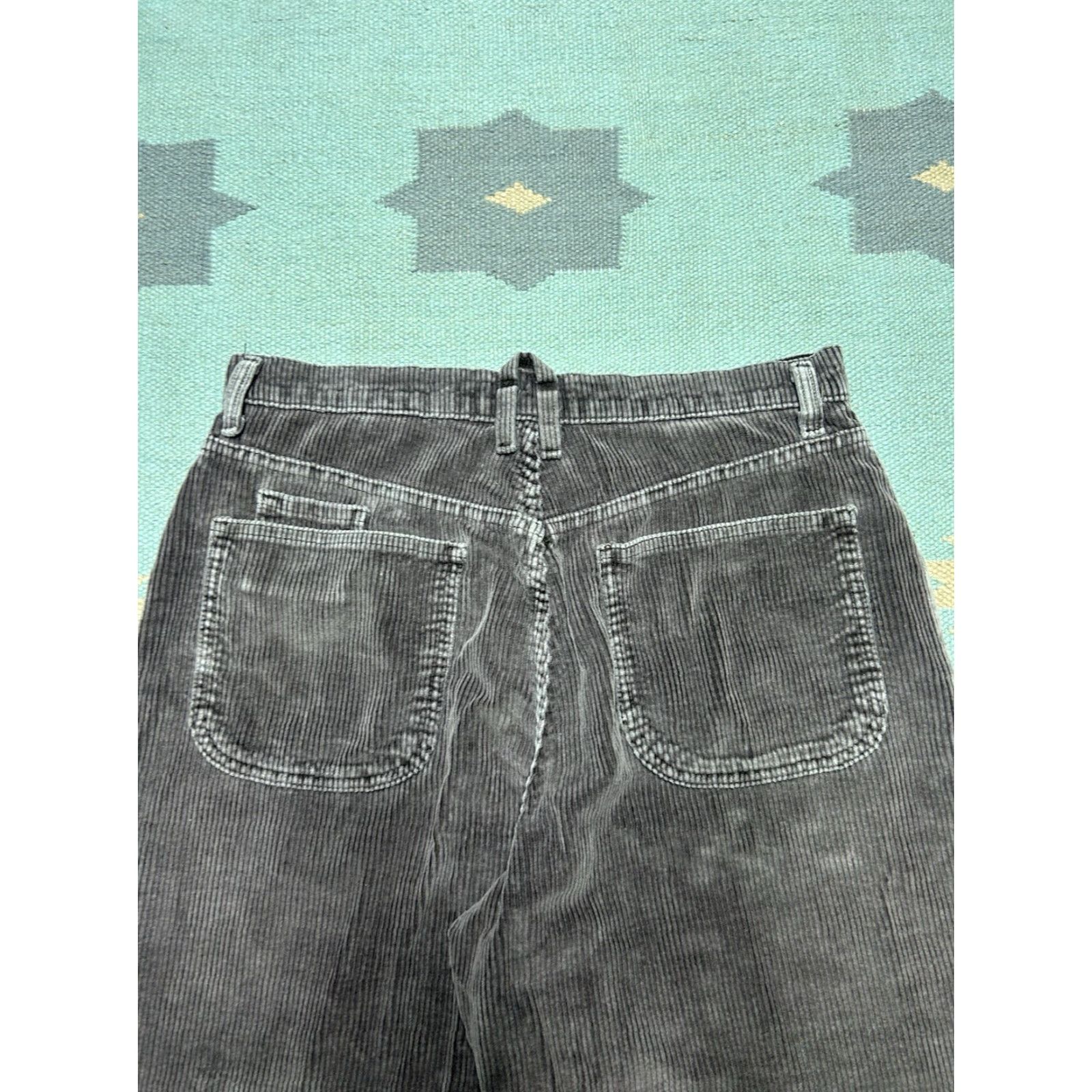 Vintage VINTAGE Road Rags Corduroy Pants 90s Y2K Women’s Straight Wide Leg 11 Regular Gray 31x31 Boys? No, keep gender: Womens Size 32" / US 10 / IT 46 - 8 Thumbnail