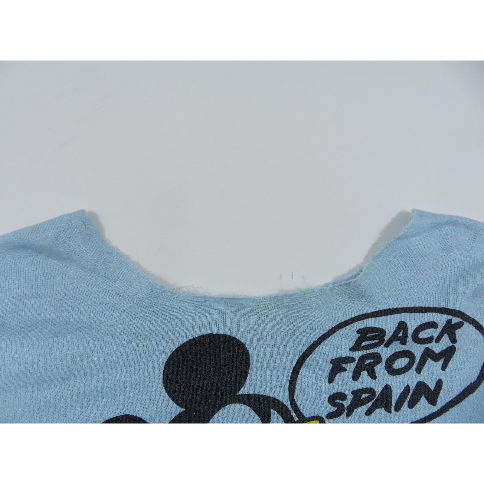 Other Mickey Mouse Sweatshirt, Back From Spain, Womens Sz L? 1980s Size L / US 10 / IT 46 - 6 Thumbnail