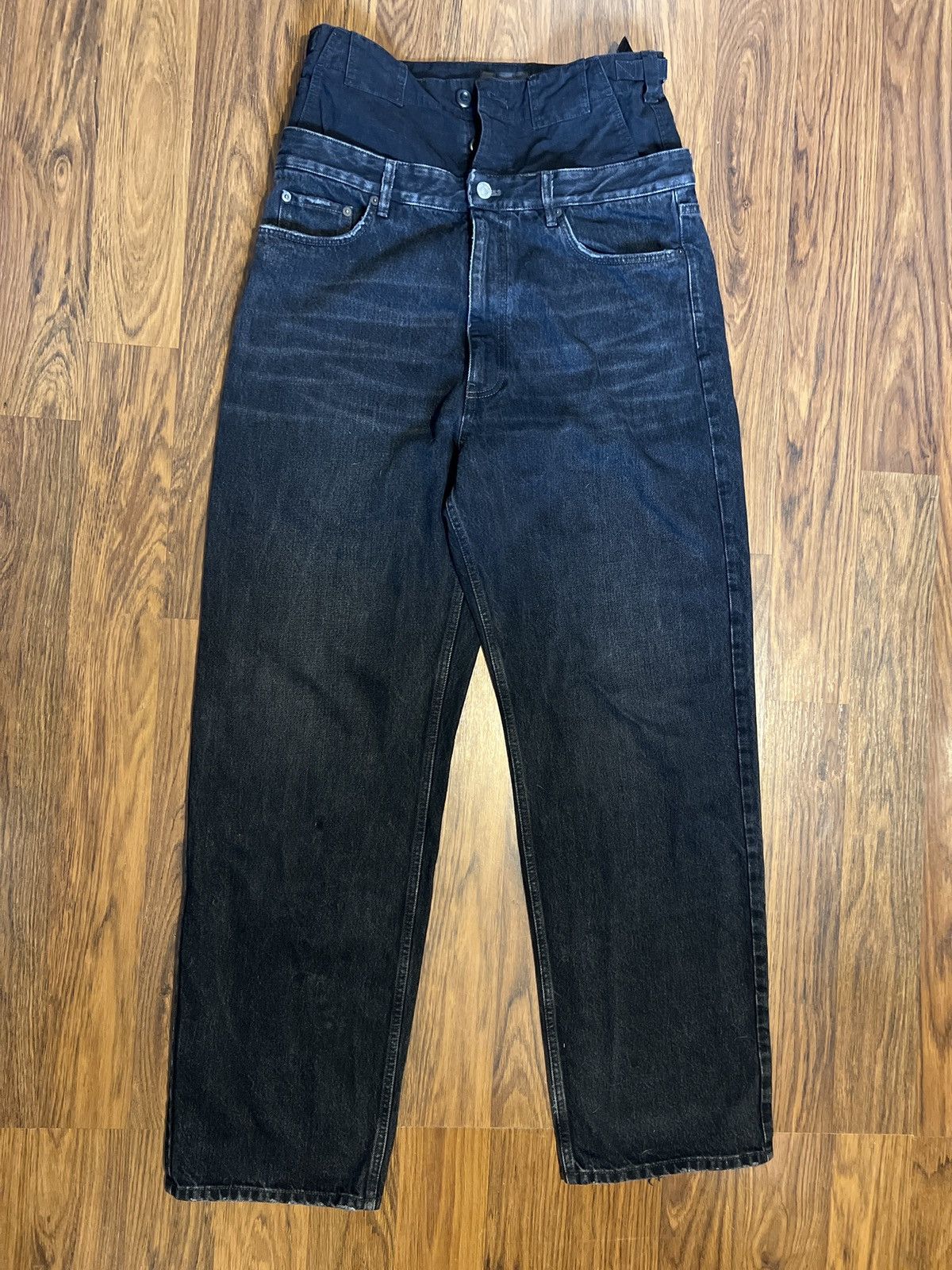 Balenciaga Balenciaga double denim pants Size US 32 / EU 48 - 1 Thumbnail