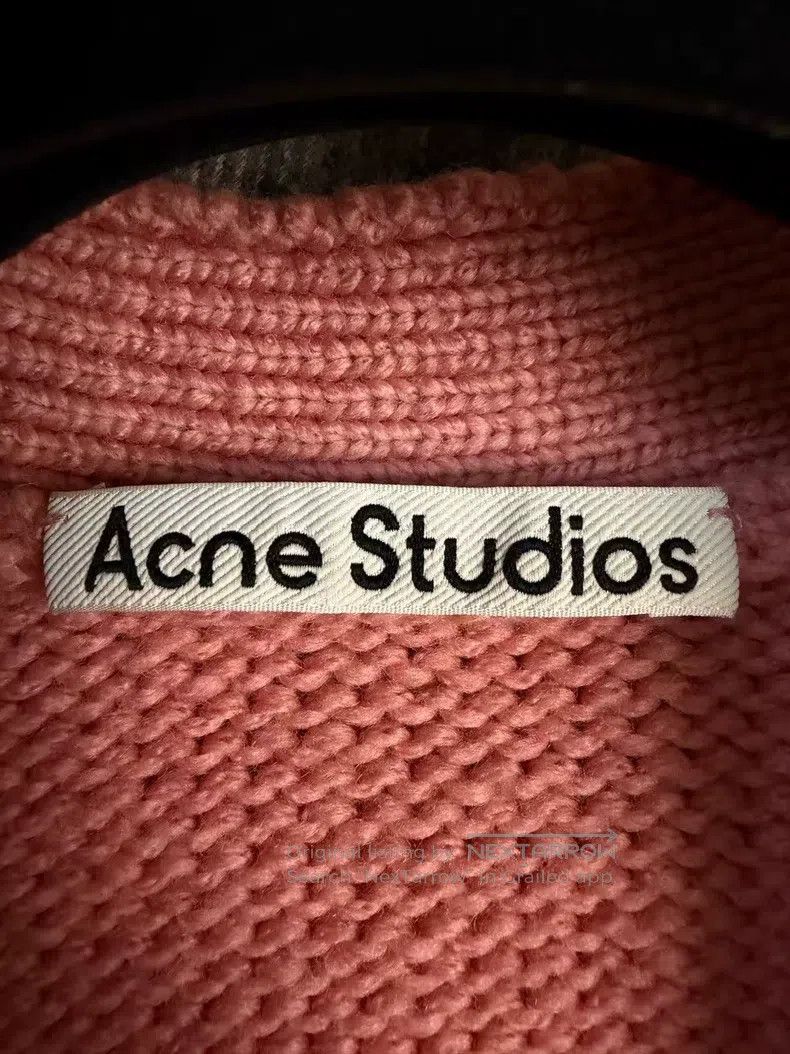 Acne Studios Acne Studios Pink knitted wool cardigan Size XXS / US 00 / IT 34 - 3 Thumbnail