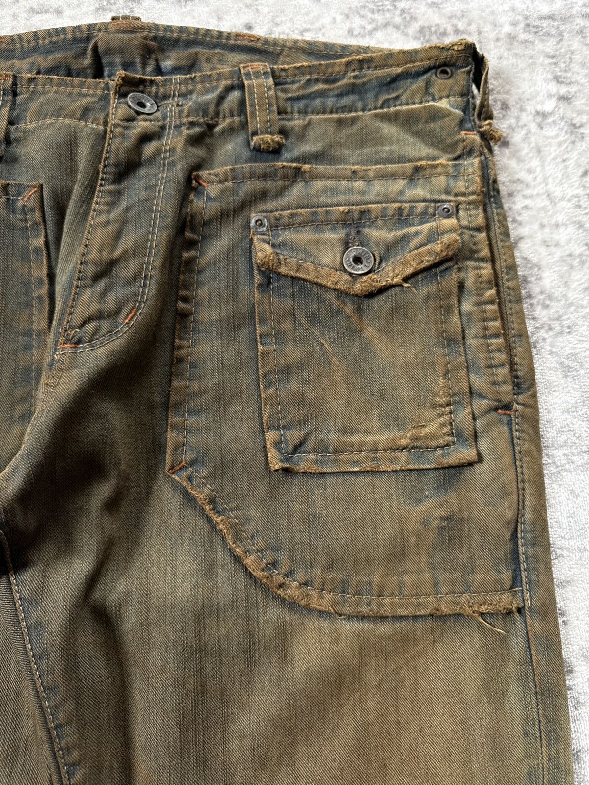Edwin Edwin XV OG Bush Pocket Mud Wash Work Wear Style Jeans Size US 34 / EU 50 - 5 Thumbnail