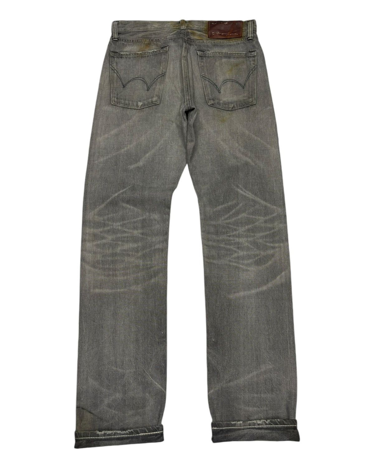 Edwin 🔥Rare Edwin Smoke Grey Clawmark Selvedge Denim Jeans Size US 30 / EU 46 - 3 Thumbnail