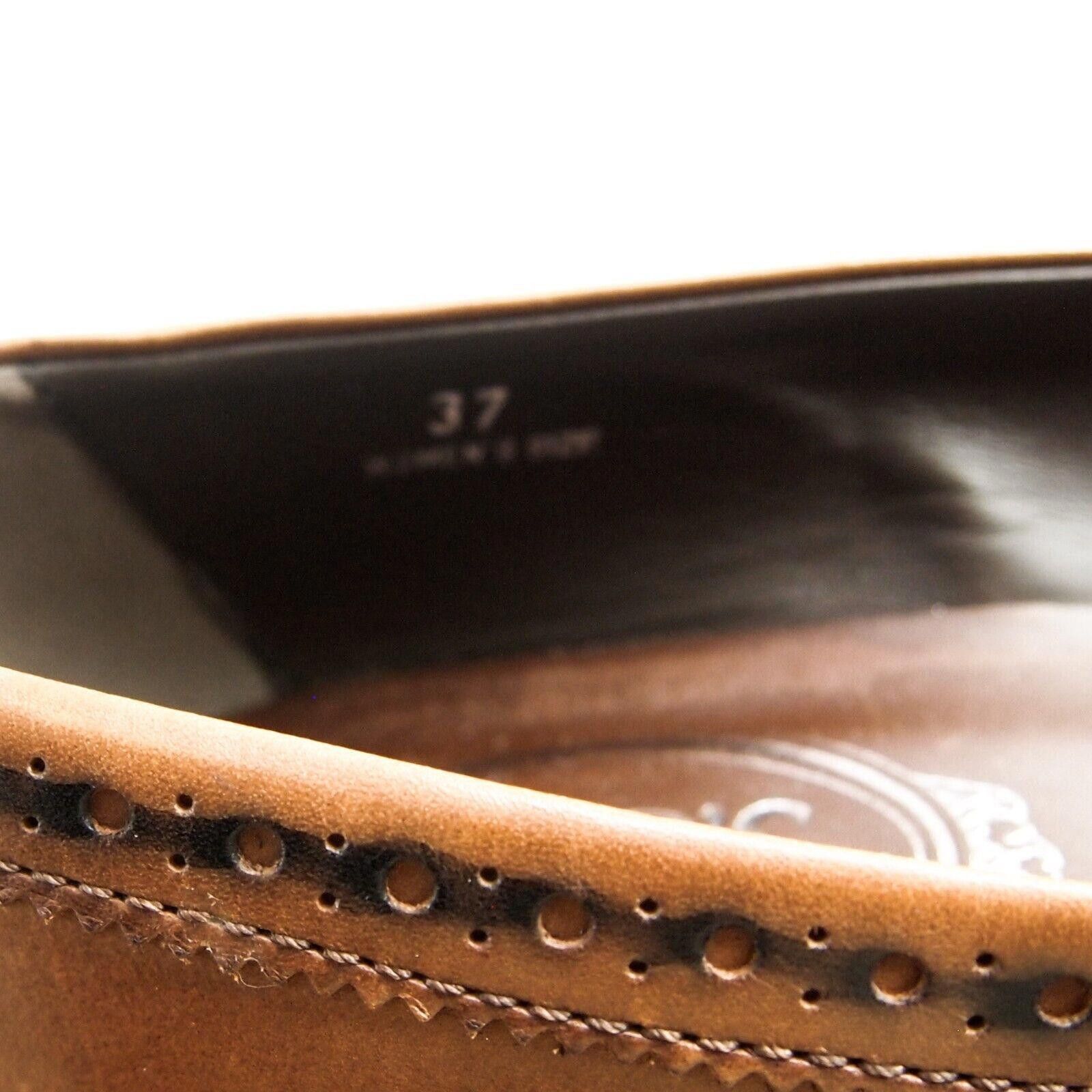 Tod's Tod's Mid Heel Tassel Pumps Brown Leather US 7 EU 37 Size US 7 / IT 37 - 7 Thumbnail