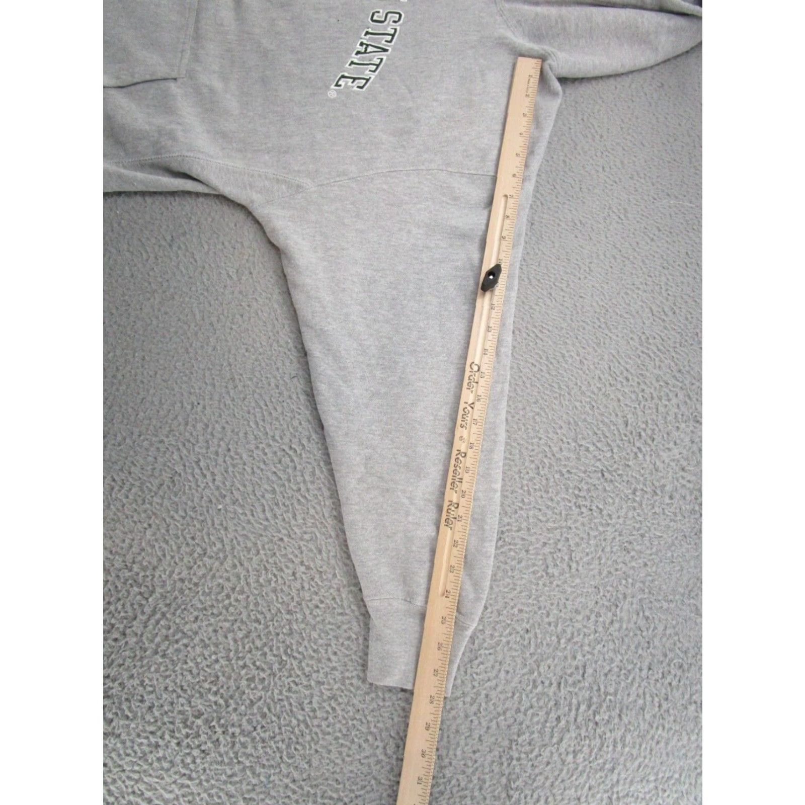 Vintage VTG Michigan State Spartans Embroidered Hoodie Sweatshirt Size L Gray Men’s NCAA Sweatshirt Hoodie Size US L / EU 52-54 / 3 - 7 Thumbnail