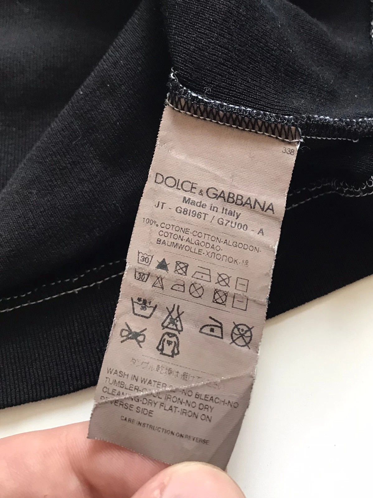 Dolce & Gabbana Dolce Gabbana D&G T-Shirt Pocket Stretching Men's L Size US L / EU 52-54 / 3 - 10 Thumbnail