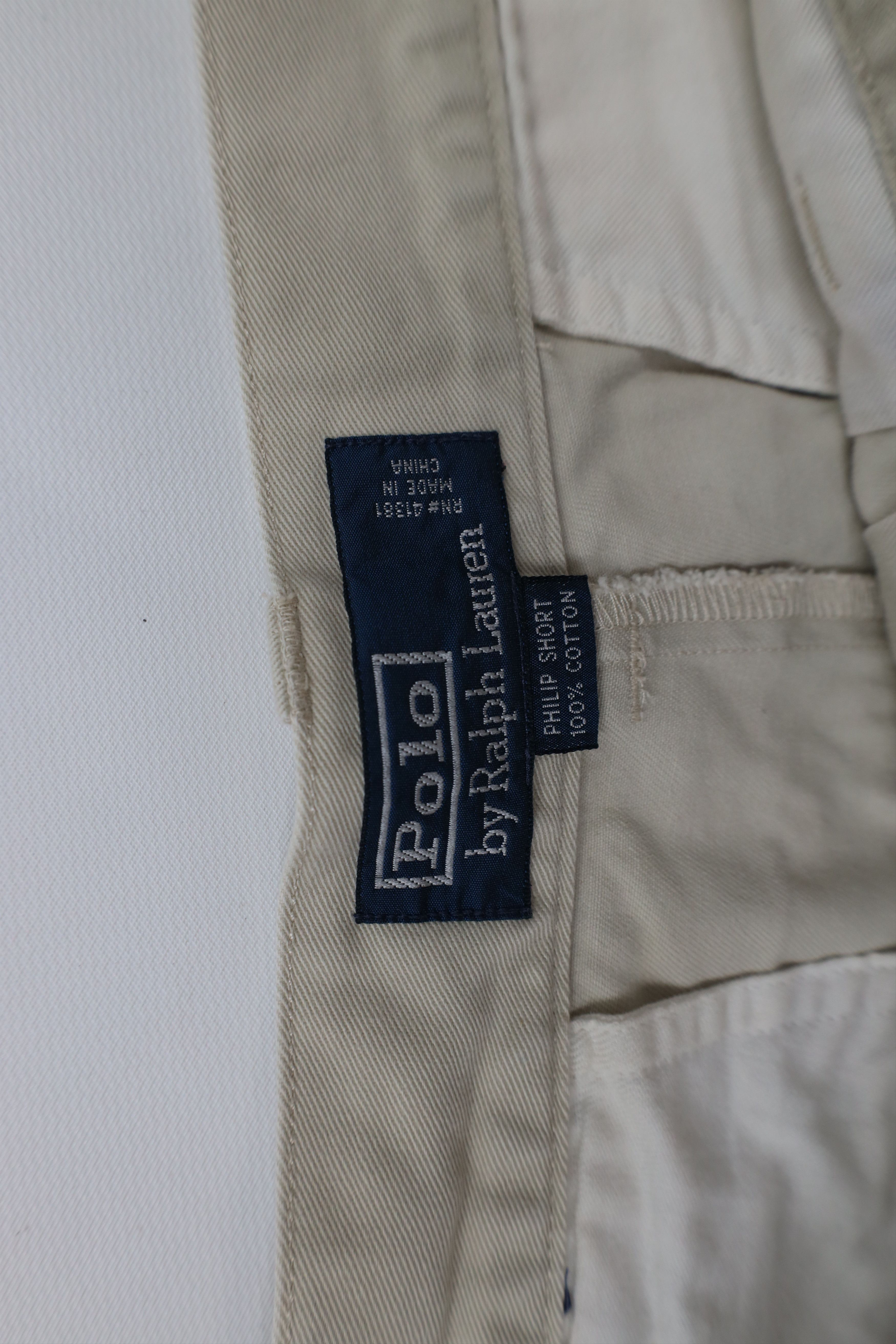Ralph Lauren × Vintage Vintage 90s Ralph Lauren Above Knee Chino Shorts Cotton Size US 32 / EU 48 - 7 Thumbnail