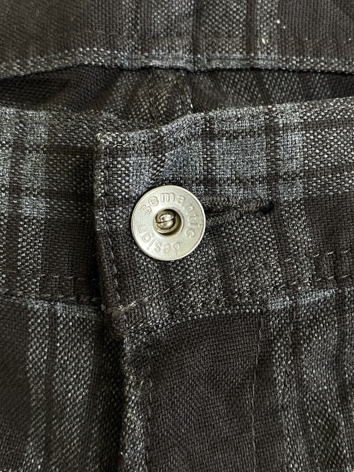 semanticdesign Semantic design tartan buckle back pants Size US 32 / EU 48 - 8 Thumbnail