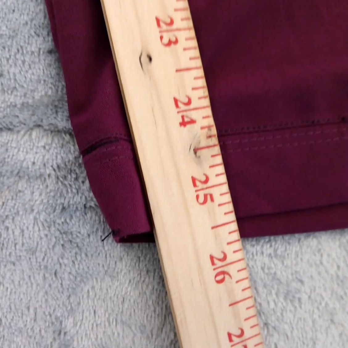 Vintage Grey's Anatomy Signature Scrub Pants Women's Small Purple Solid Shortened Hem 2218 Size 28" / US 6 / IT 42 - 6 Thumbnail