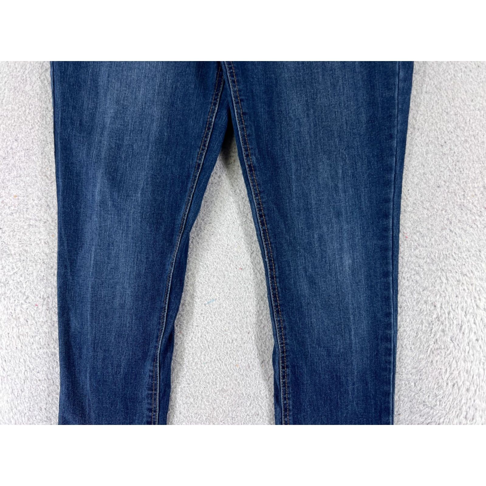 Vintage Seven7 Jeans Women Skinny Denim Blue 28x29 Medium Rise 6 Regular Cotton Blend 5-Pocket Distressed Vintage No Size 28" / US 6 / IT 42 - 3 Thumbnail