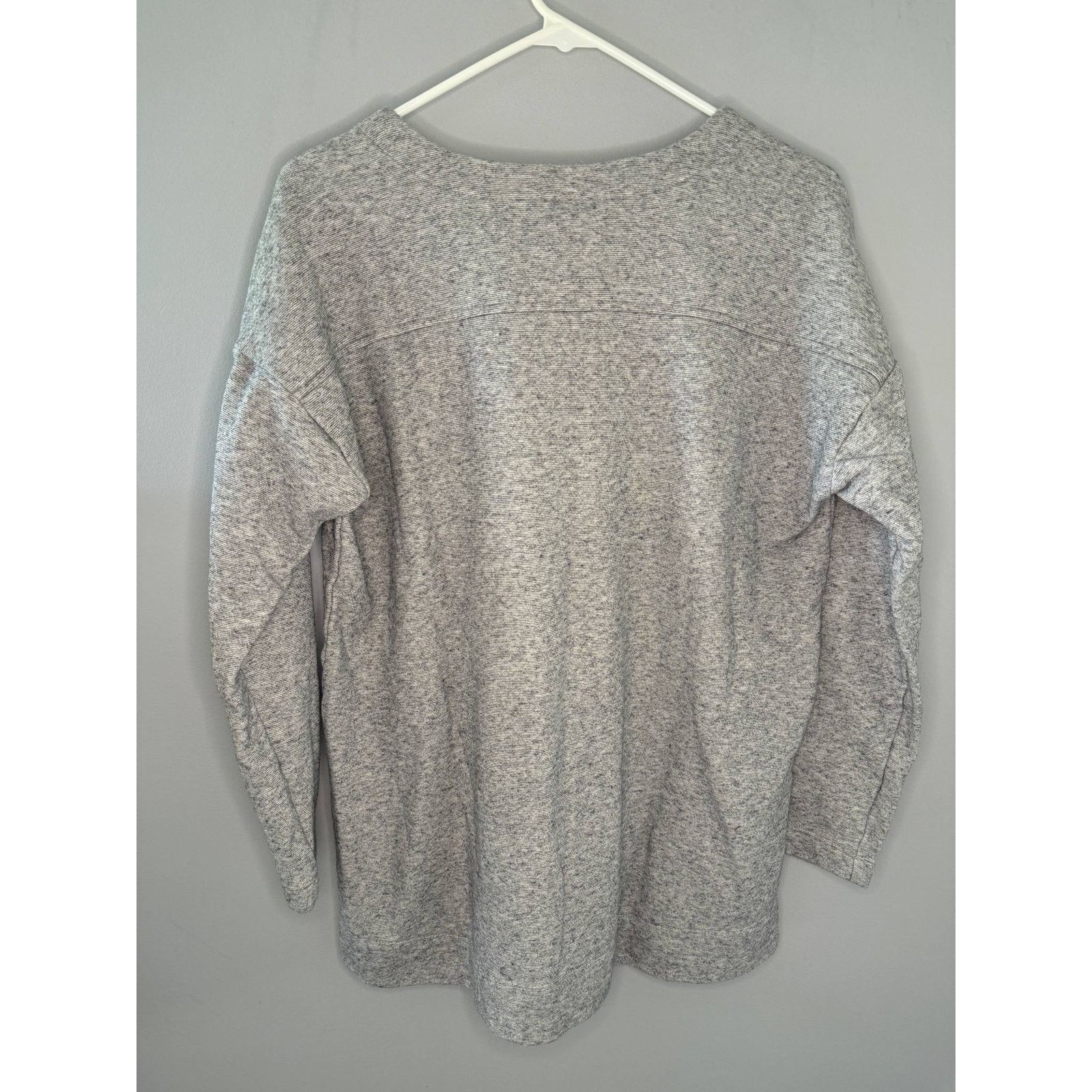 Other J. Jill Wearever Collection Long Sleeve Sweater Gray S Size S / US 4 / IT 40 - 2 Thumbnail